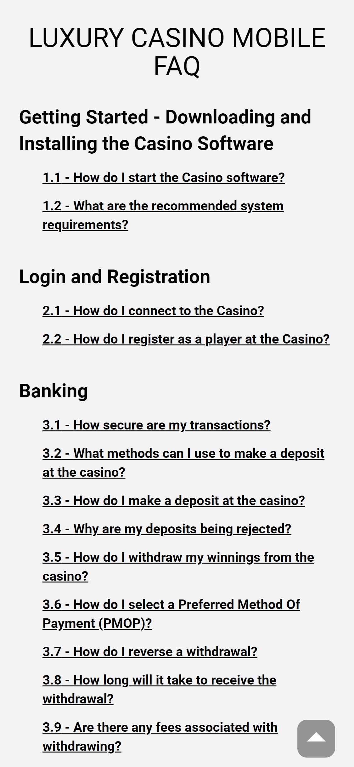 Luxury Casino Mobile Support Review