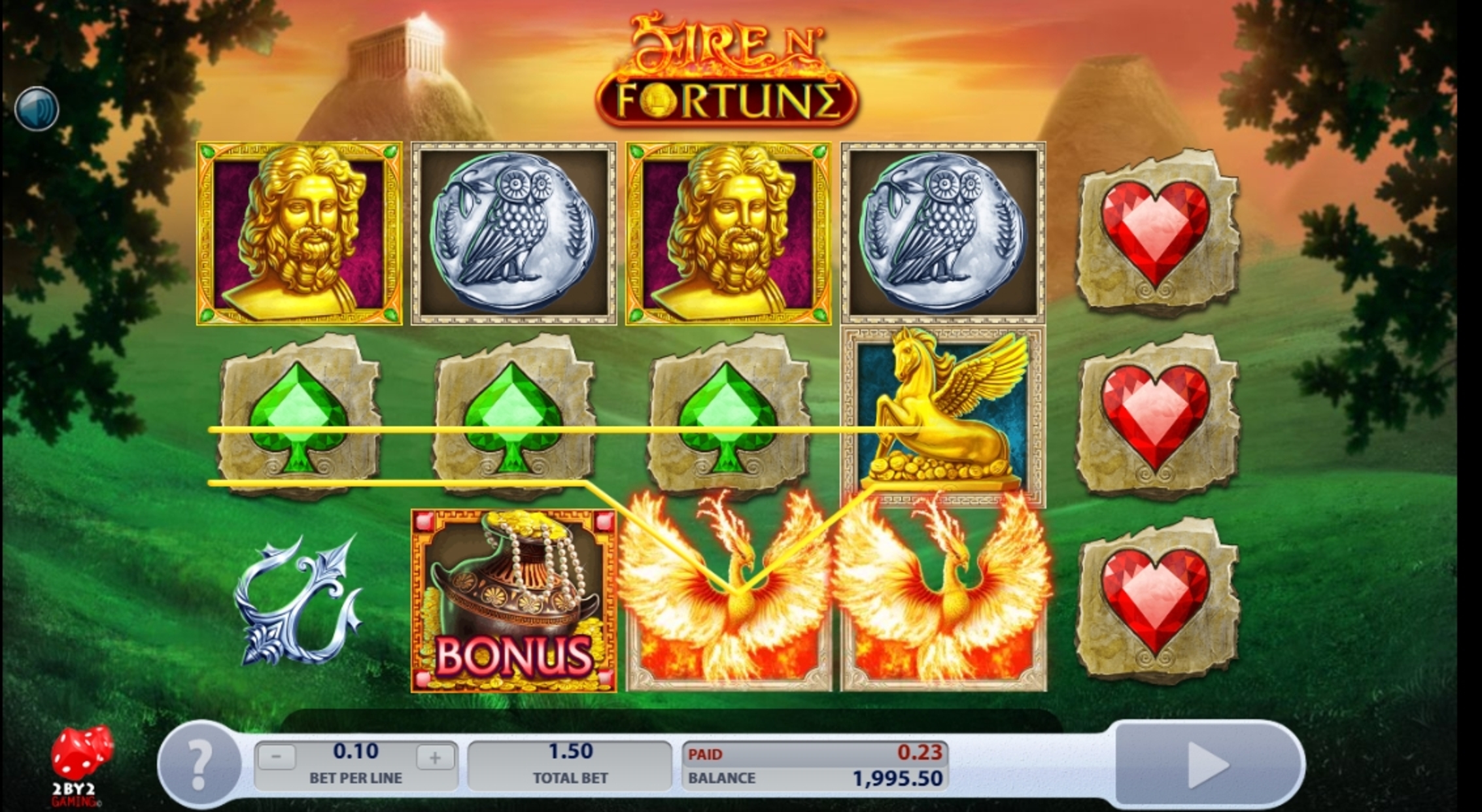 Win Money in Fire N' Fortune Free Slot Game by 2 By 2 Gaming