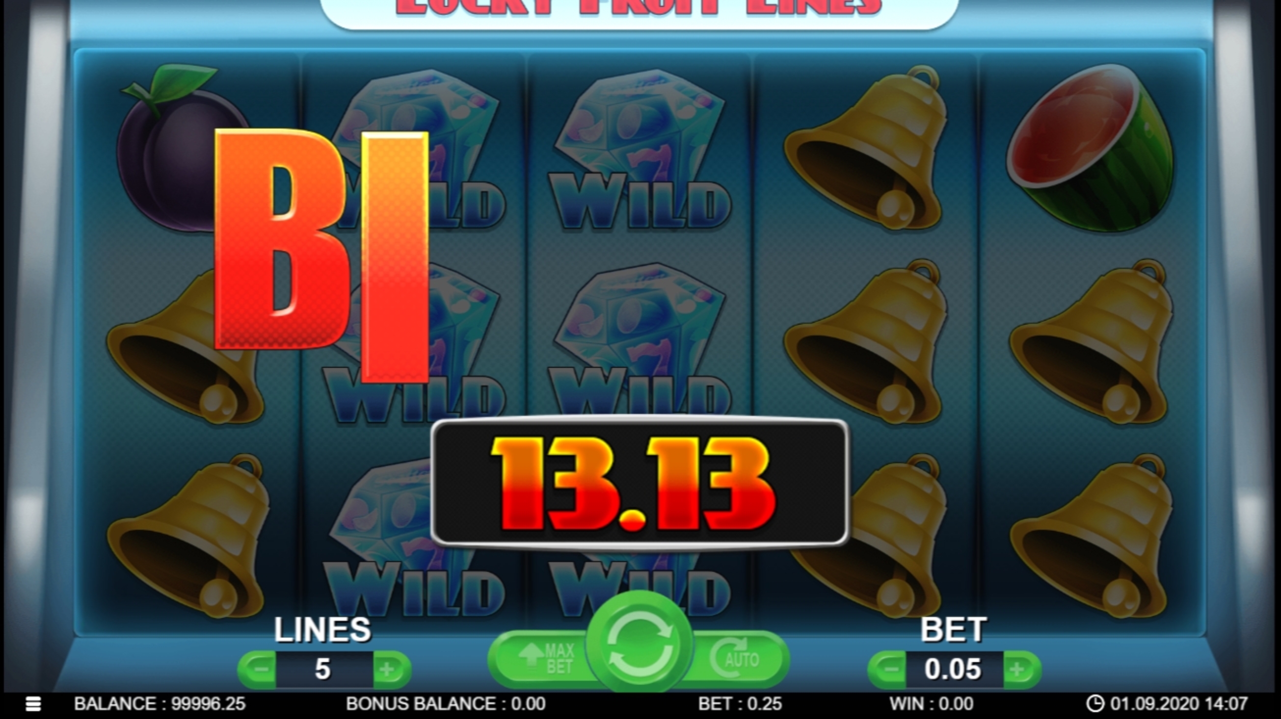 Win Money in Lucky Fruit Lines Free Slot Game by 7mojos