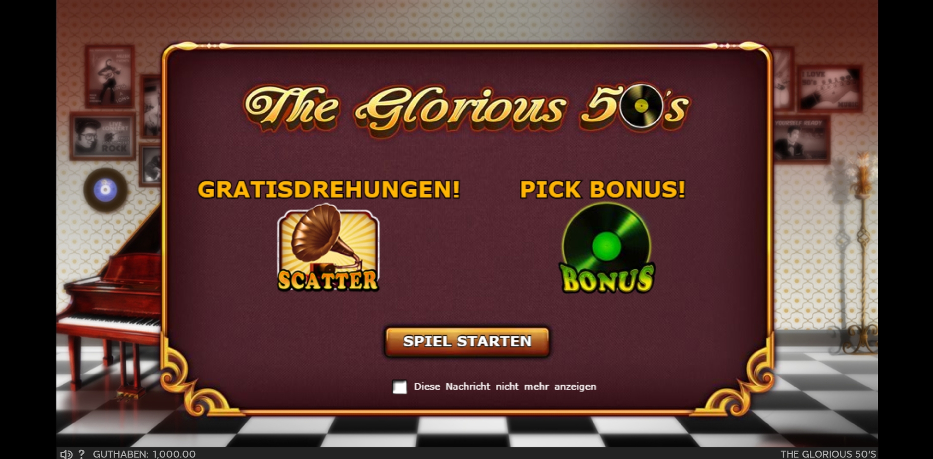 Play The Glorious 50s Free Casino Slot Game by 888 Gaming