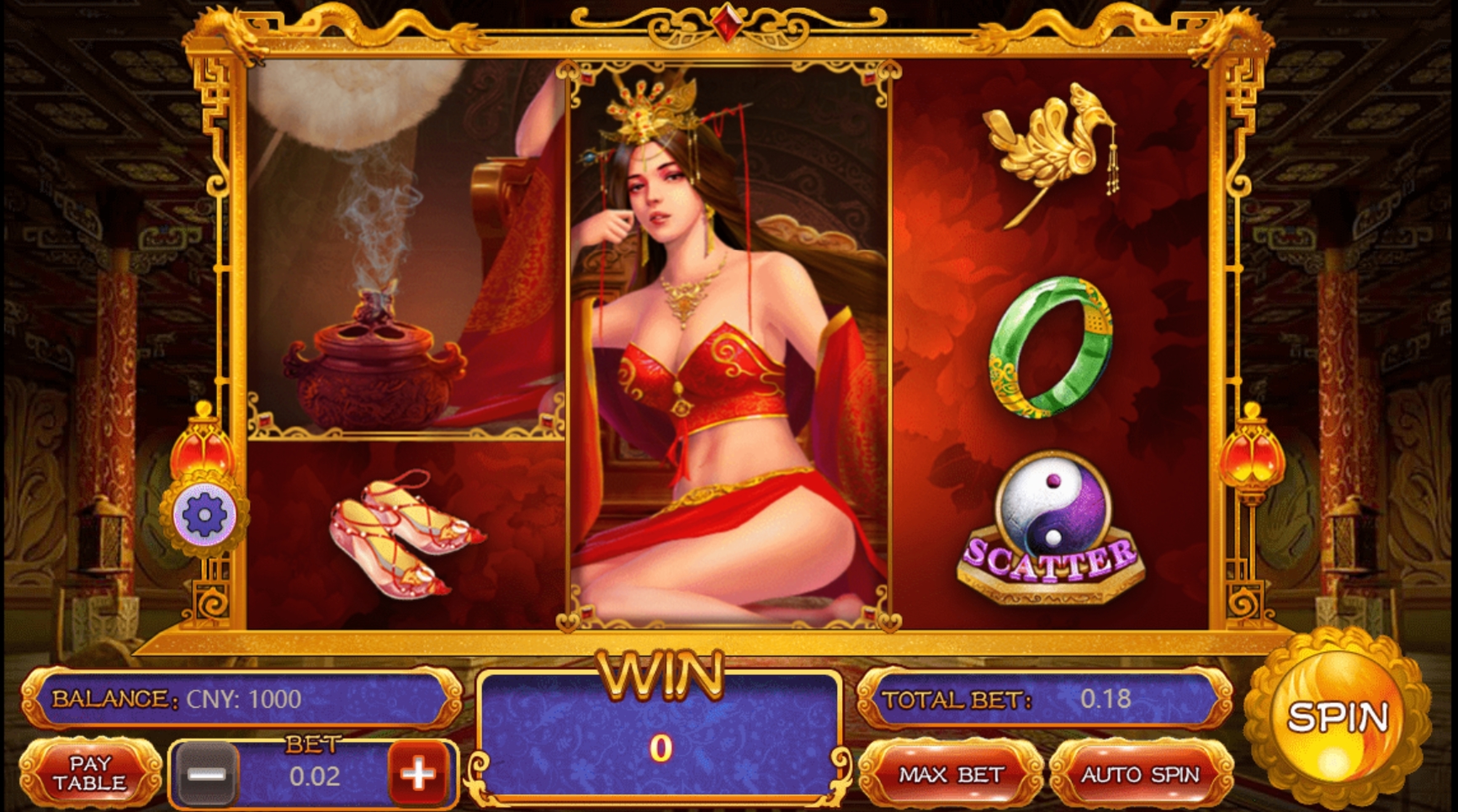 Reels in Exceeding Beauty Slot Game by Aiwin Games