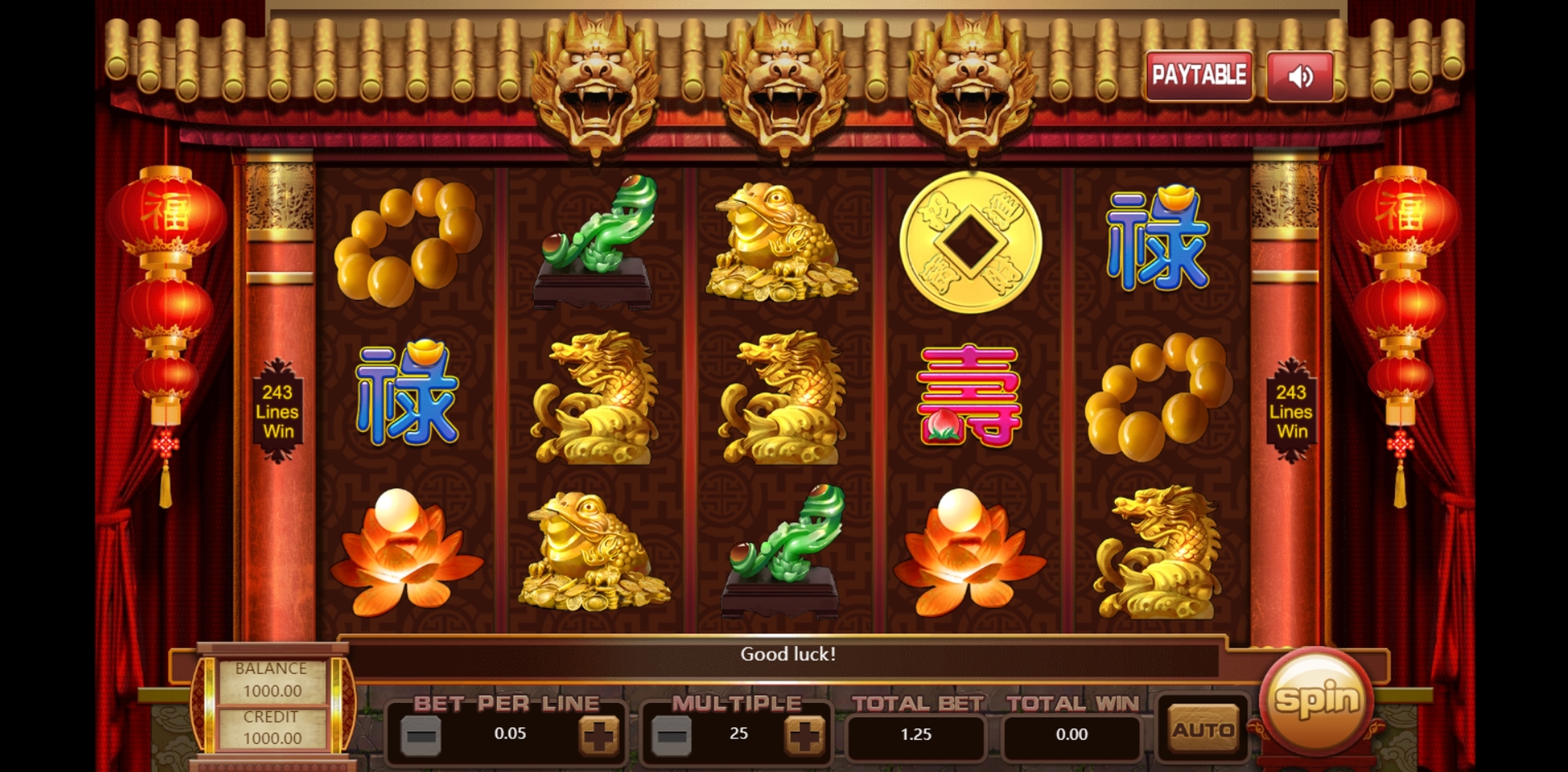 Reels in Fortune Maitreya Slot Game by Aiwin Games
