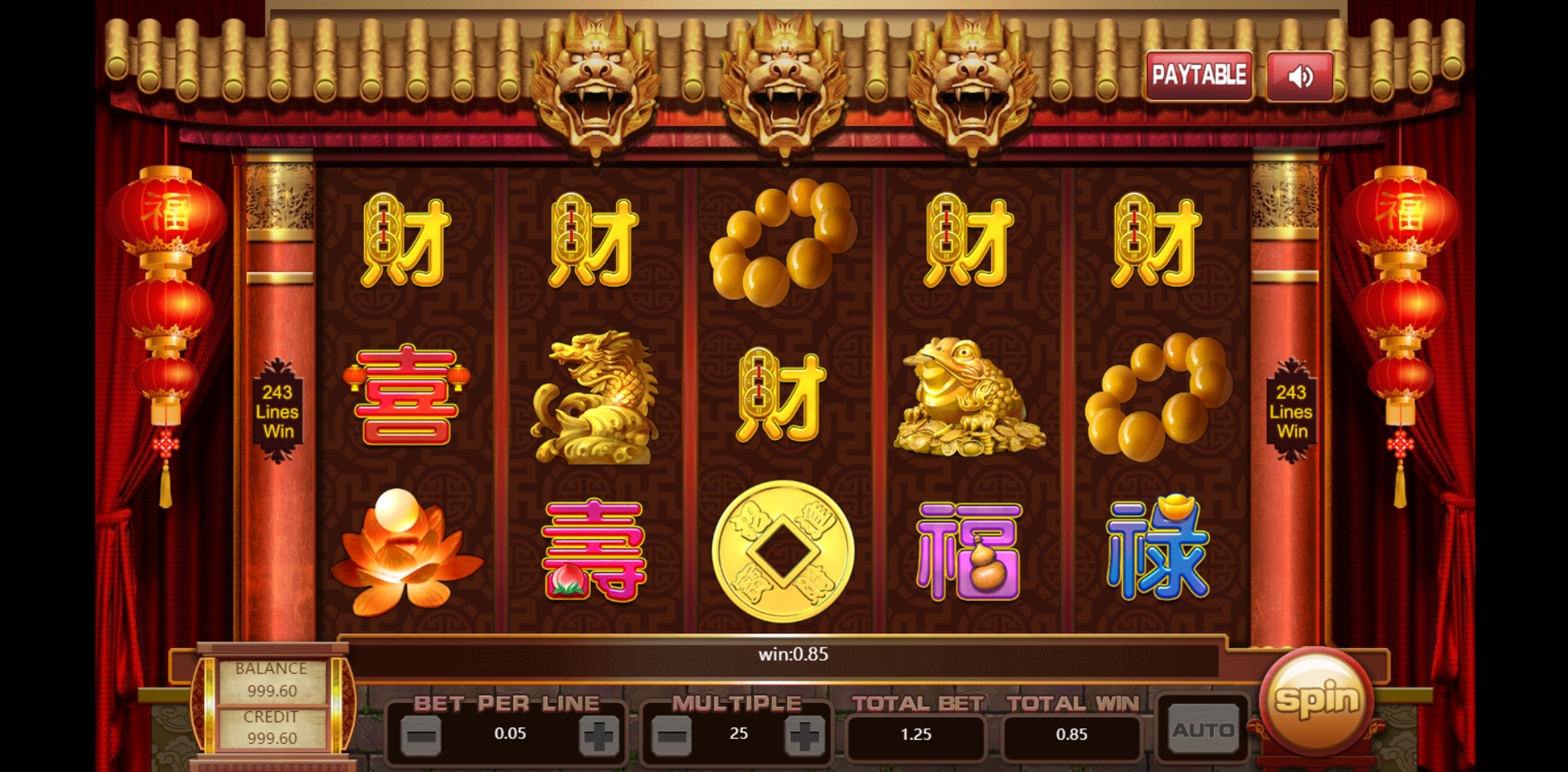 Win Money in Fortune Maitreya Free Slot Game by Aiwin Games