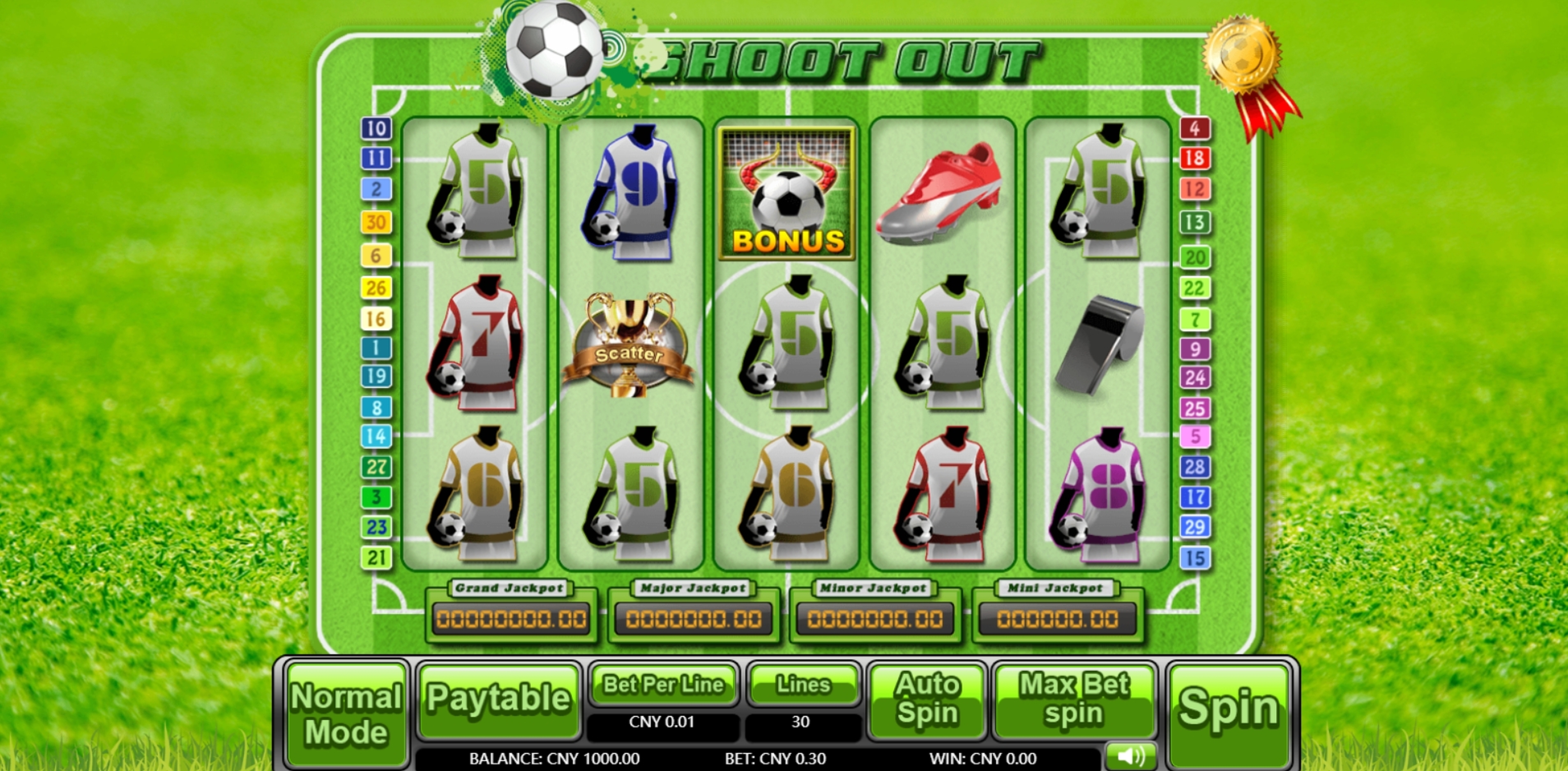 Win Money in Shoot Out Free Slot Game by Aiwin Games