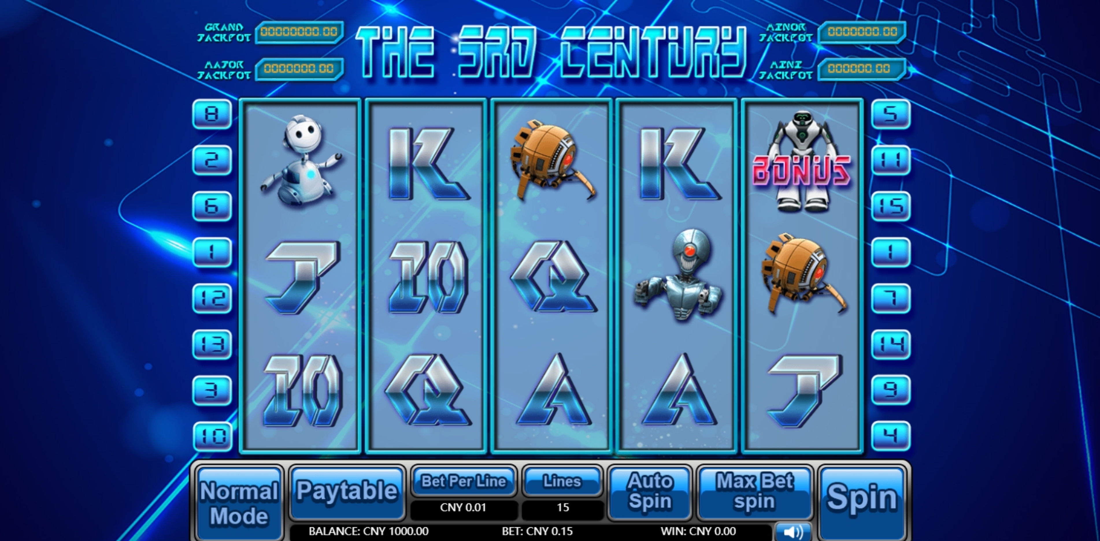 Win Money in The 3rd Century Free Slot Game by Aiwin Games