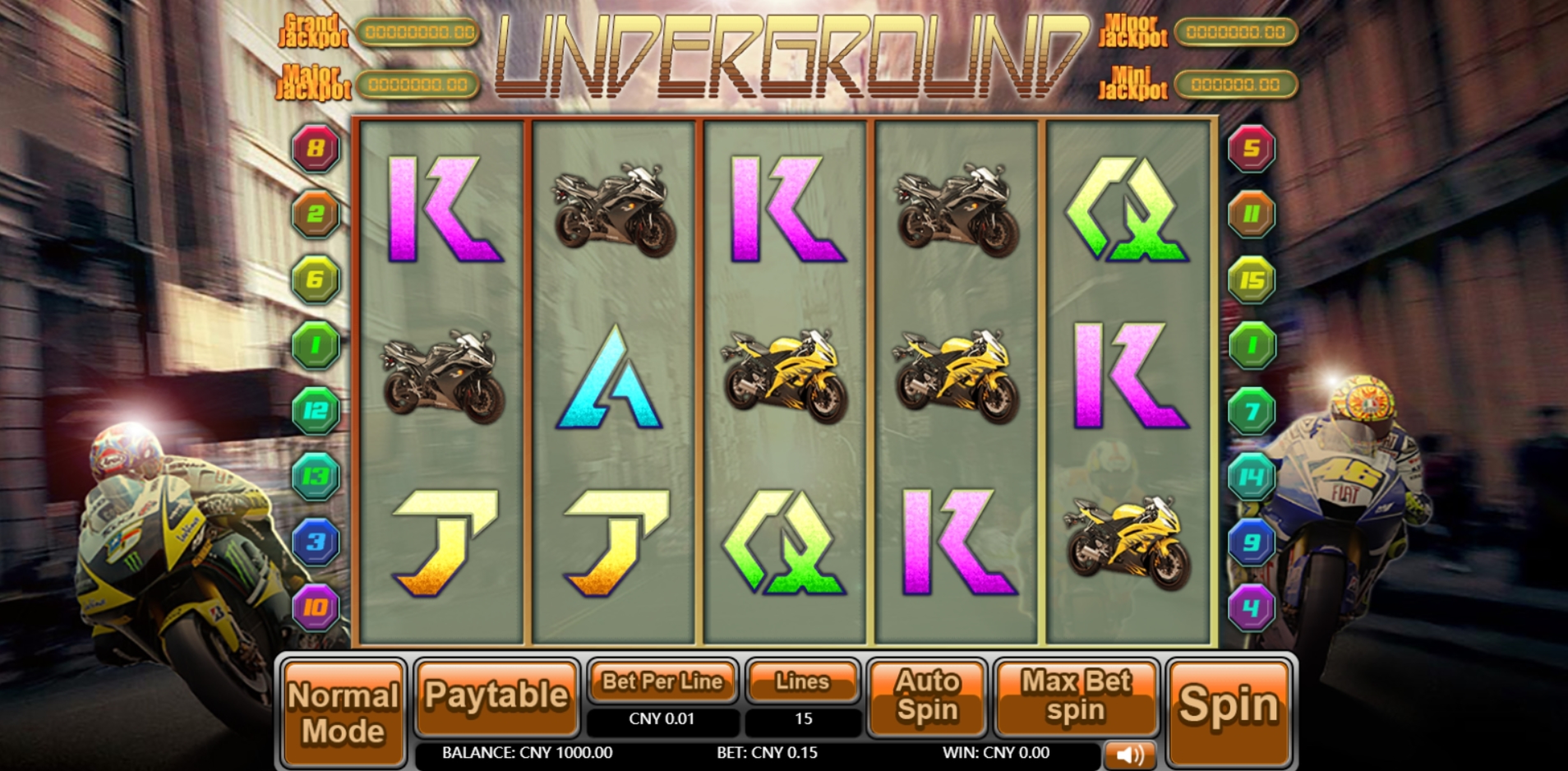 Win Money in Underground Free Slot Game by Aiwin Games
