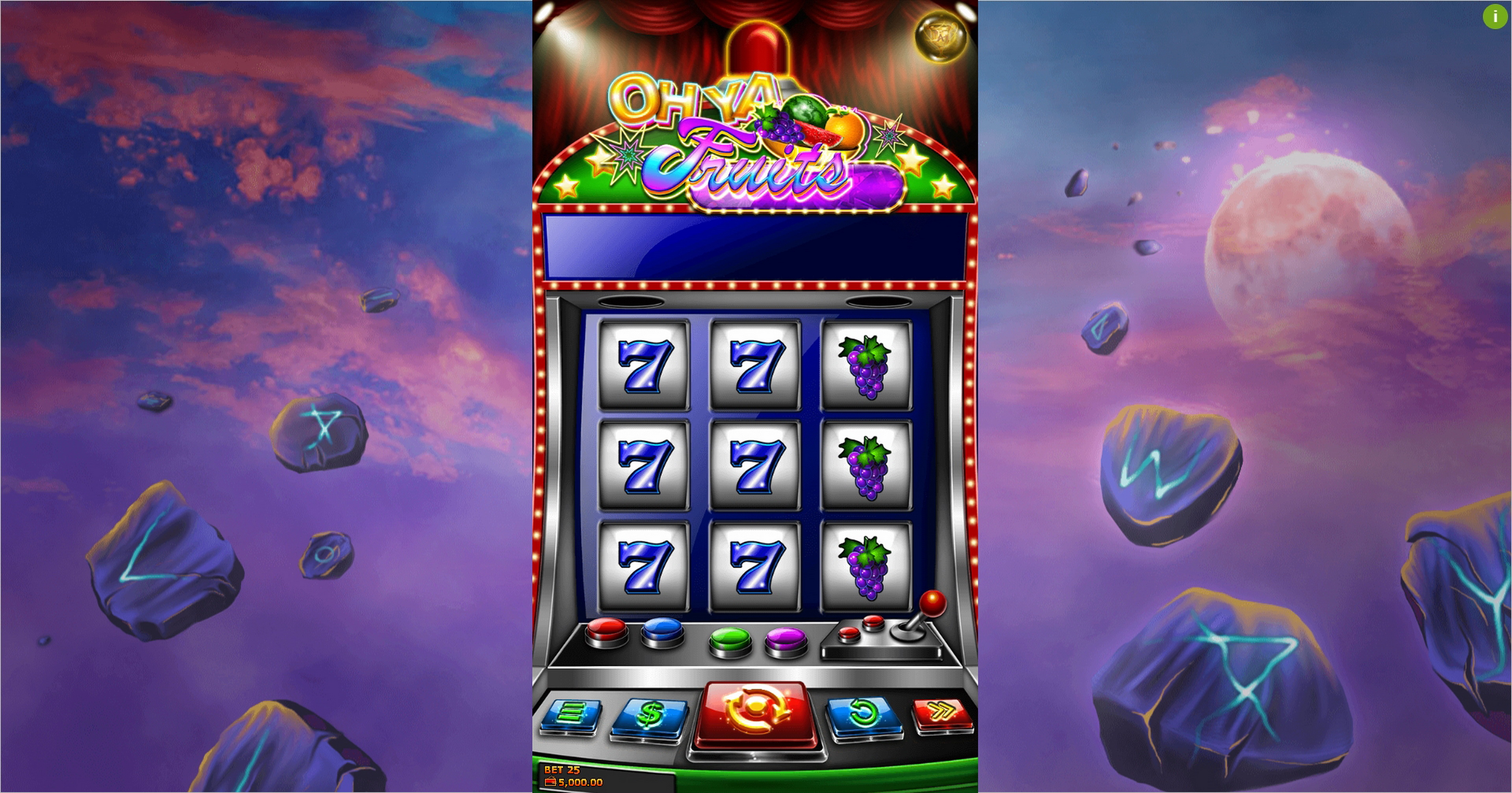 Reels in Ohya Fruits Slot Game by AllWaySpin