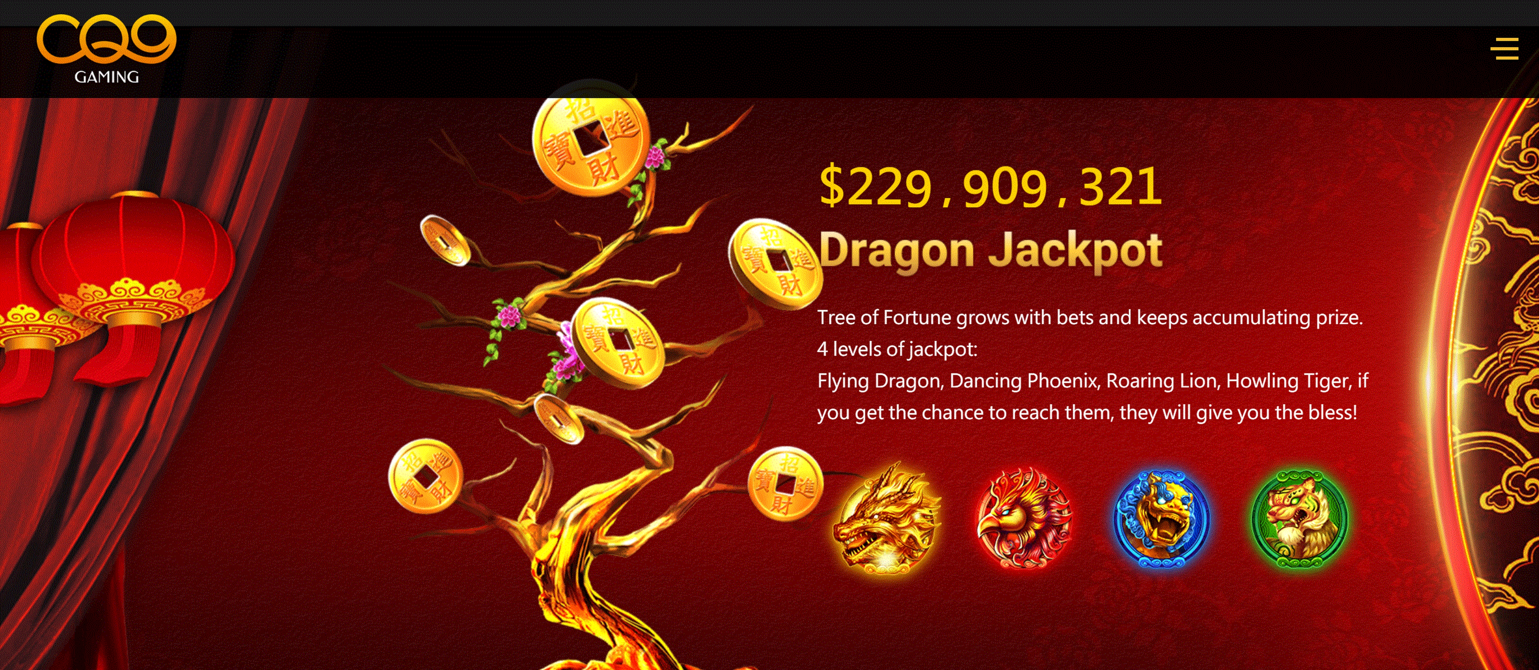 The Great Lion Online Slot Demo Game by CQ9Gaming