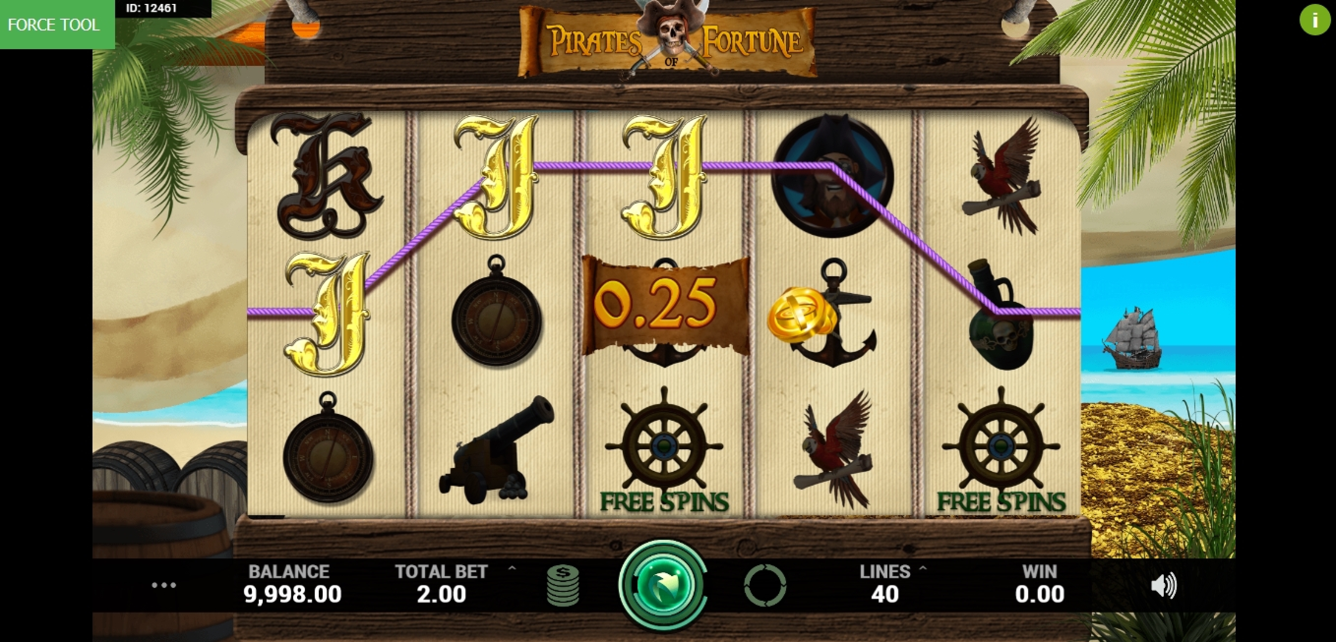 Win Money in Pirates of Fortune Free Slot Game by Caleta Gaming