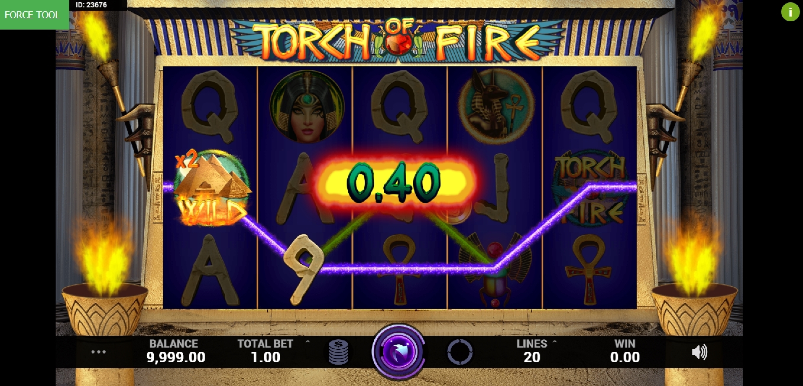 Win Money in Torch of Fire Free Slot Game by Caleta Gaming