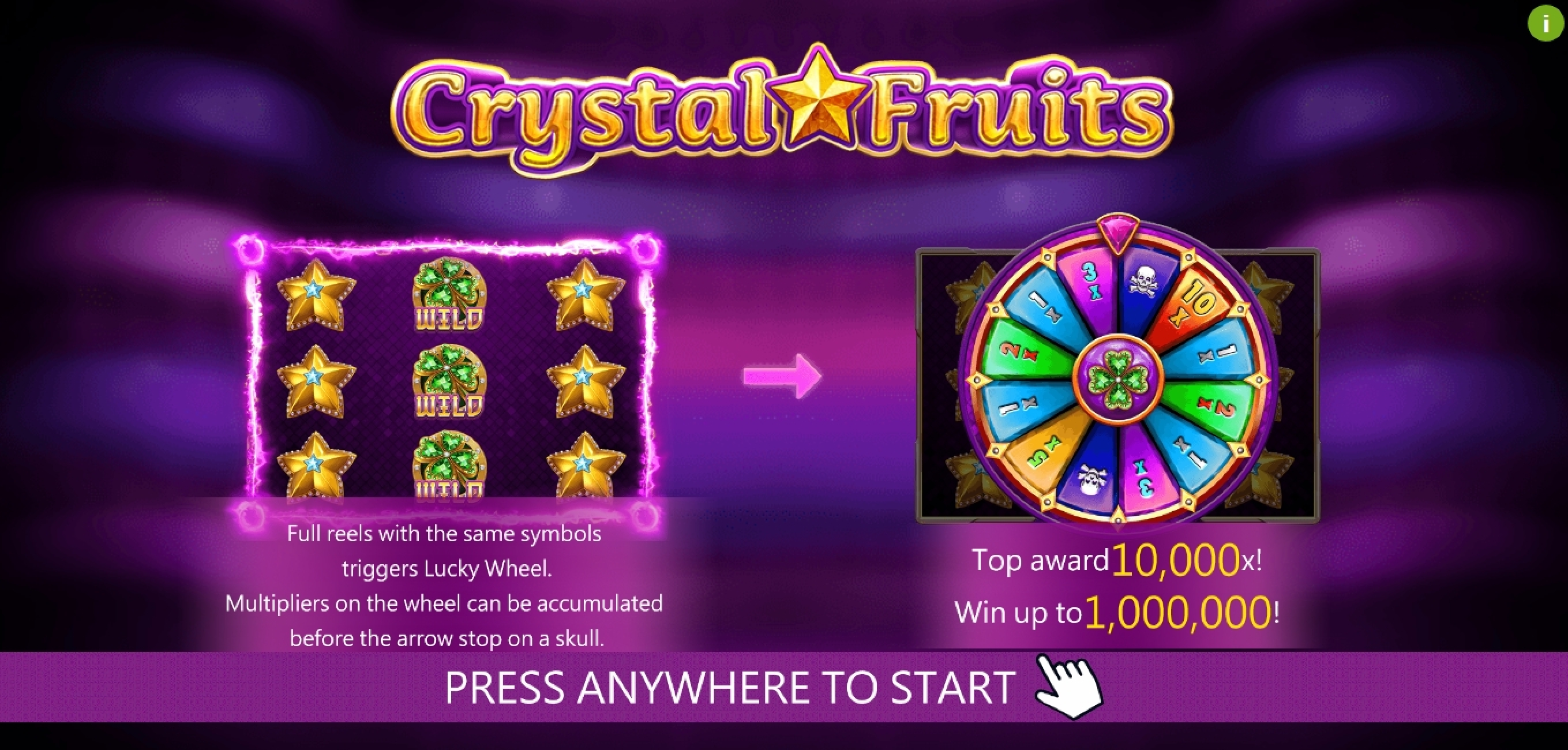 Play Crystal Fruits Free Casino Slot Game by Dragoon Soft