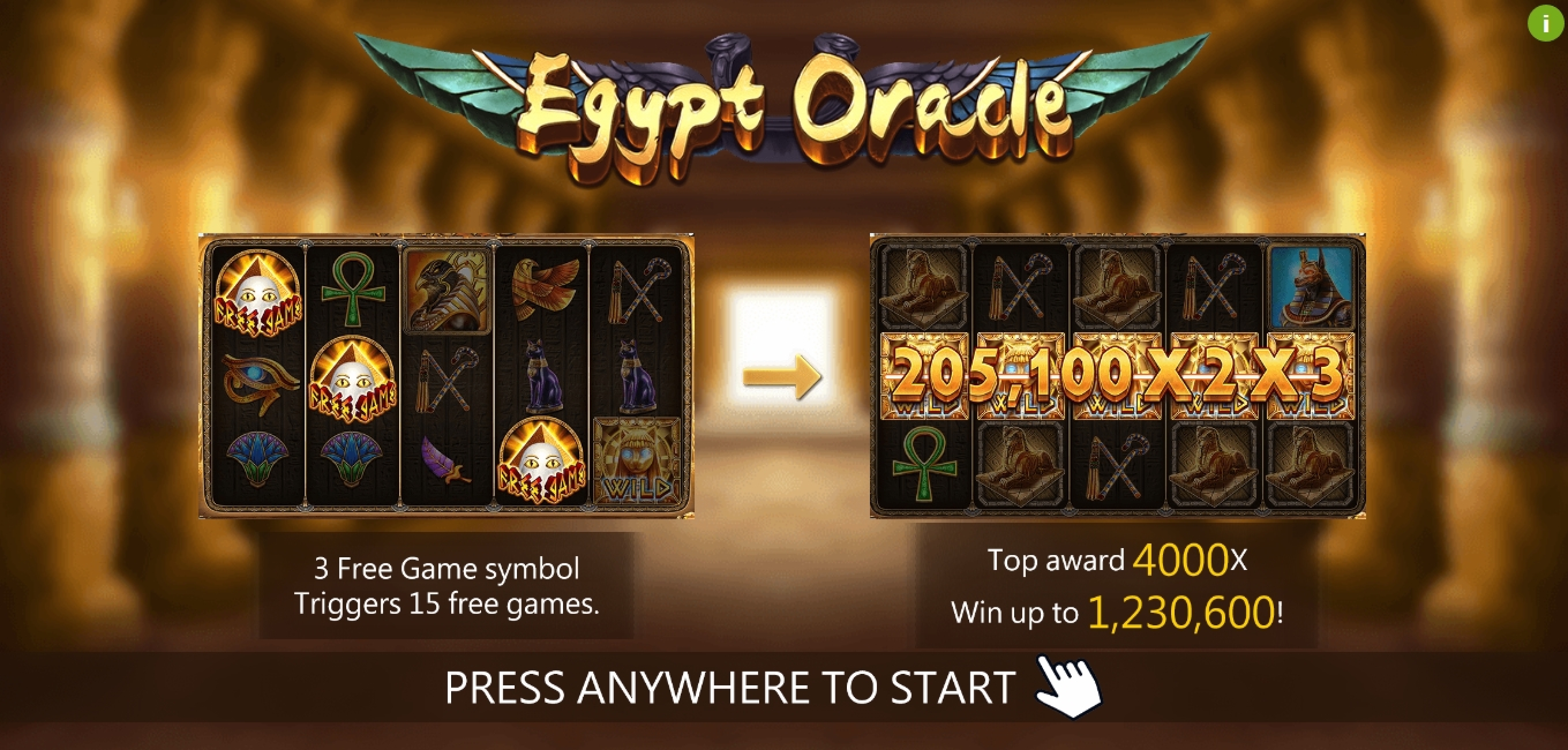 Play Egypt Oracle Free Casino Slot Game by Dragoon Soft
