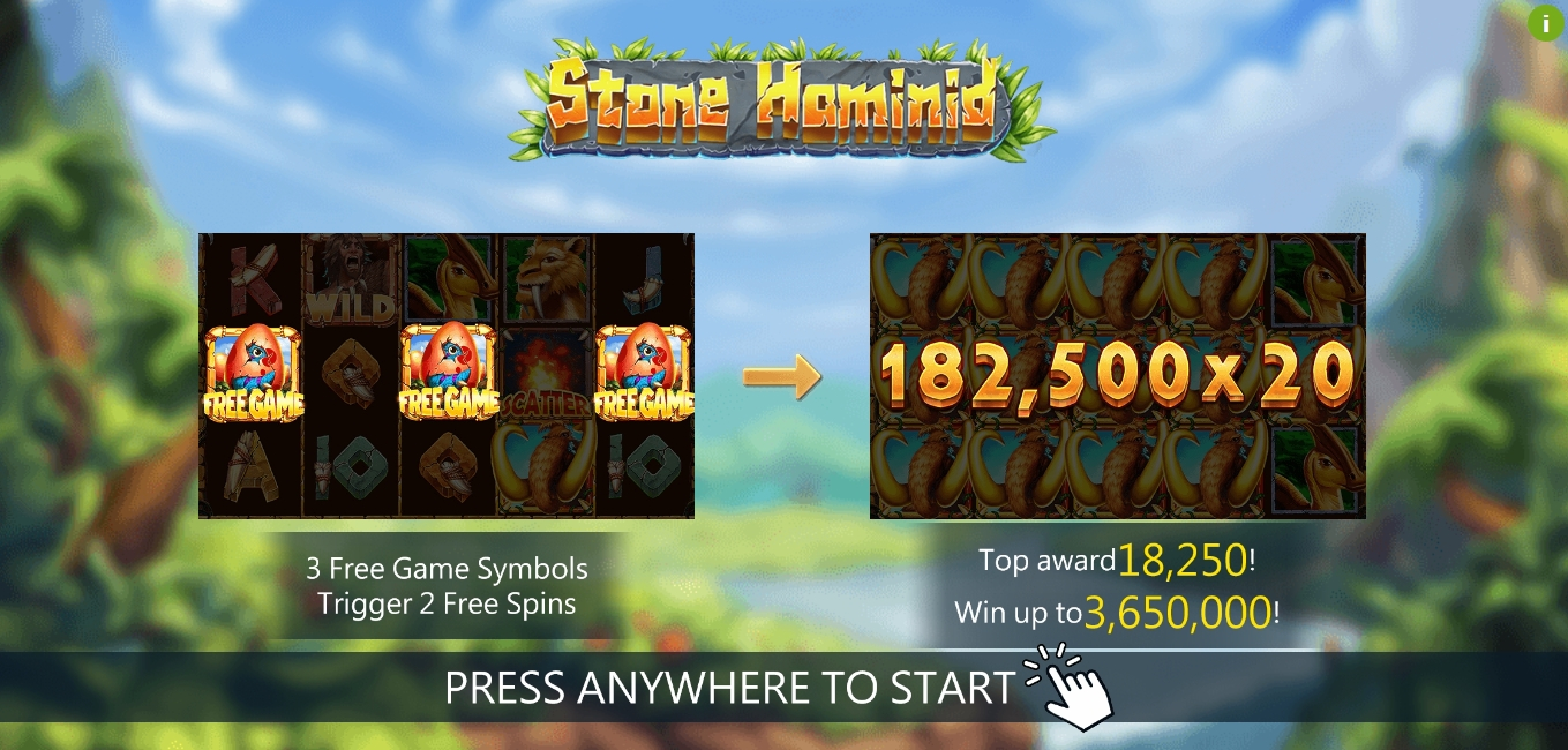 Play Stone Hominid Free Casino Slot Game by Dragoon Soft