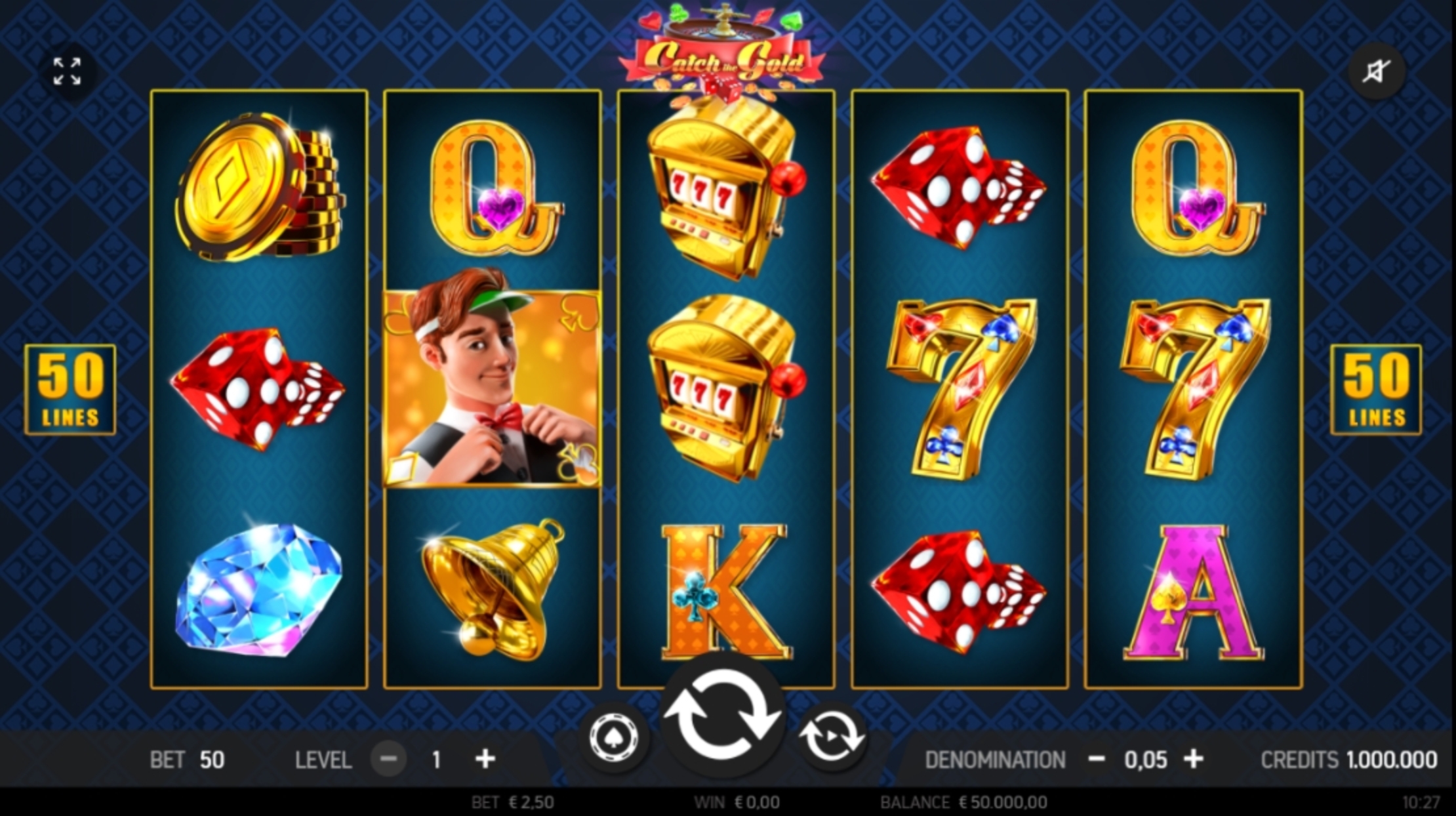 Reels in Catch the Gold Slot Game by FBM