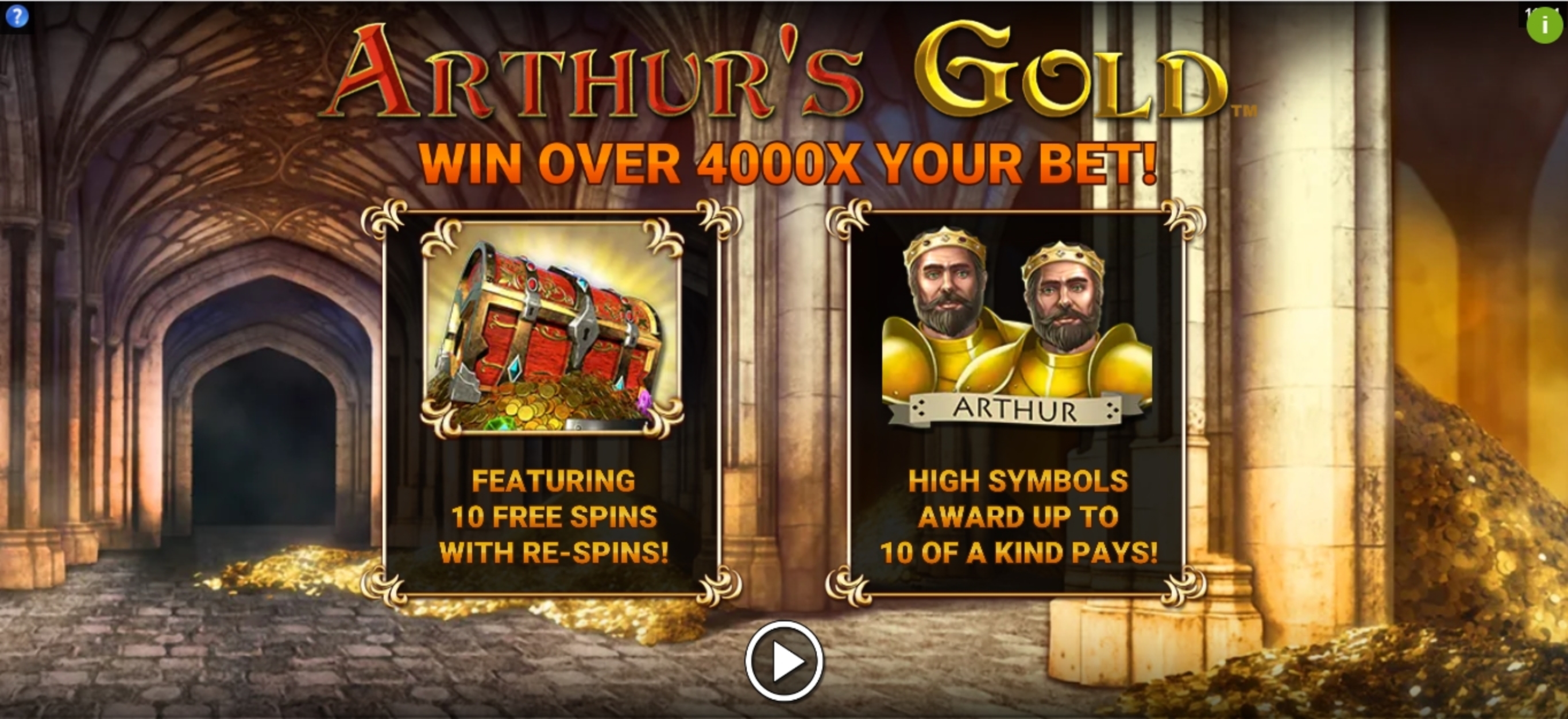 Play Arthurs Gold Free Casino Slot Game by Gold Coin Studios