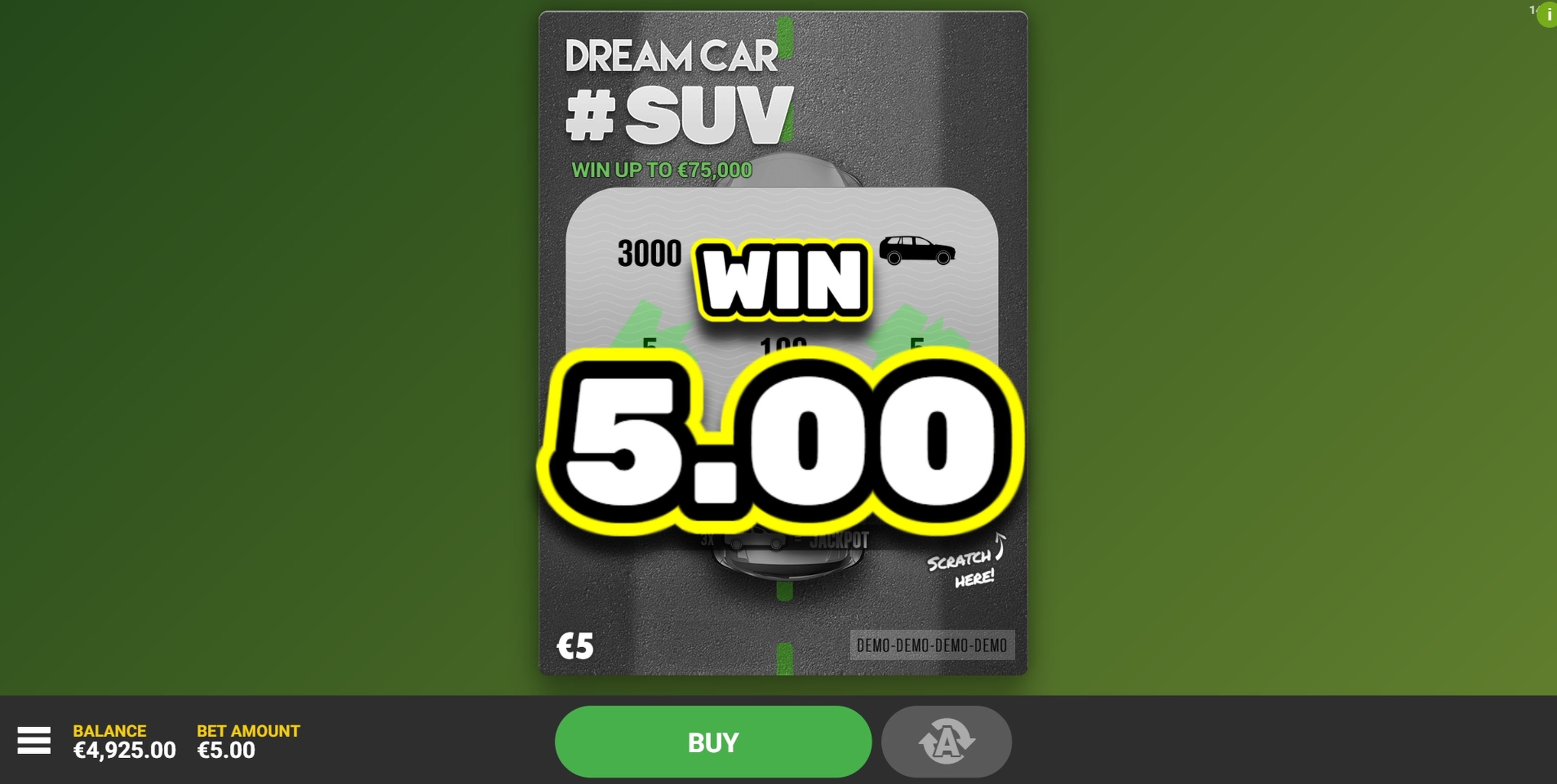 Win Money in Dream Car Suv Free Slot Game by Hacksaw Gaming