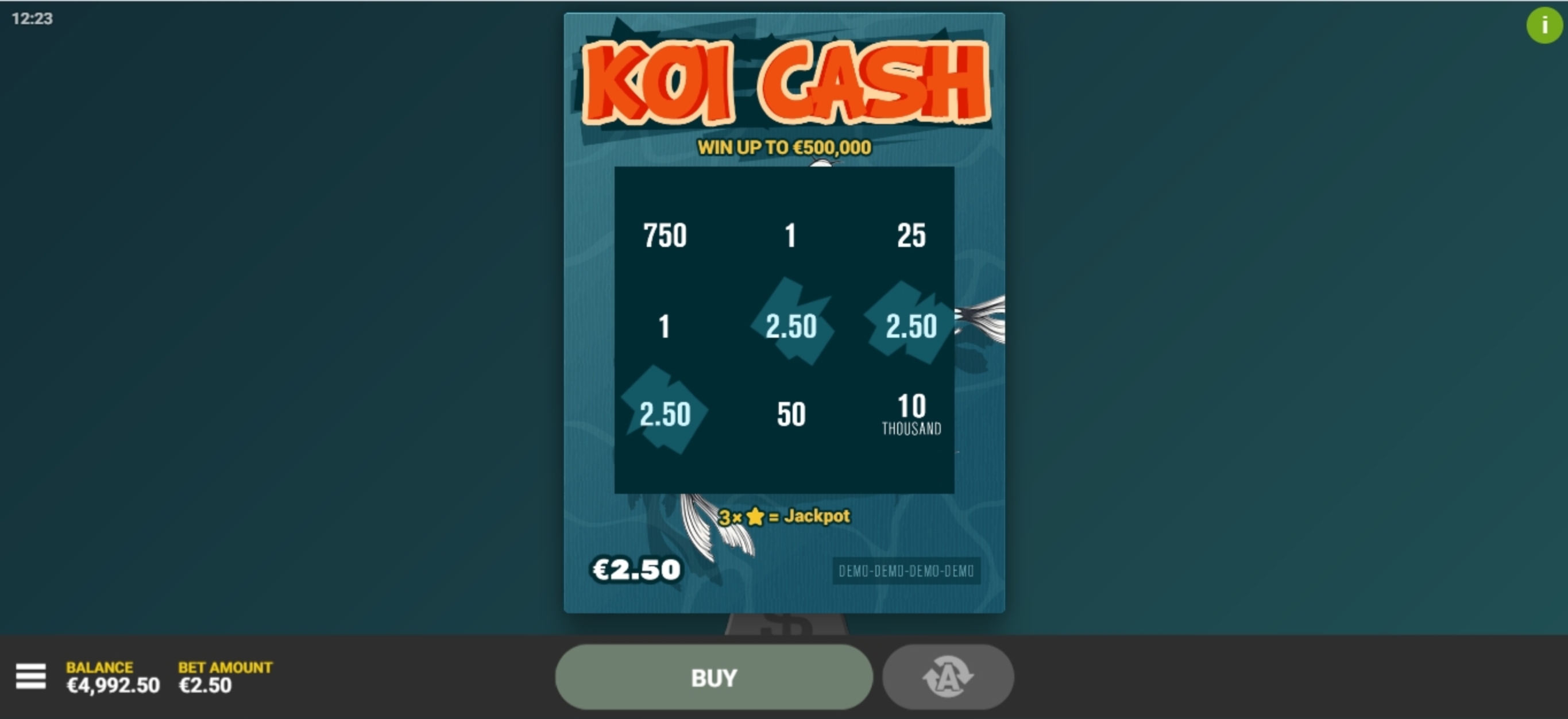 Win Money in Koi Cash Free Slot Game by Hacksaw Gaming