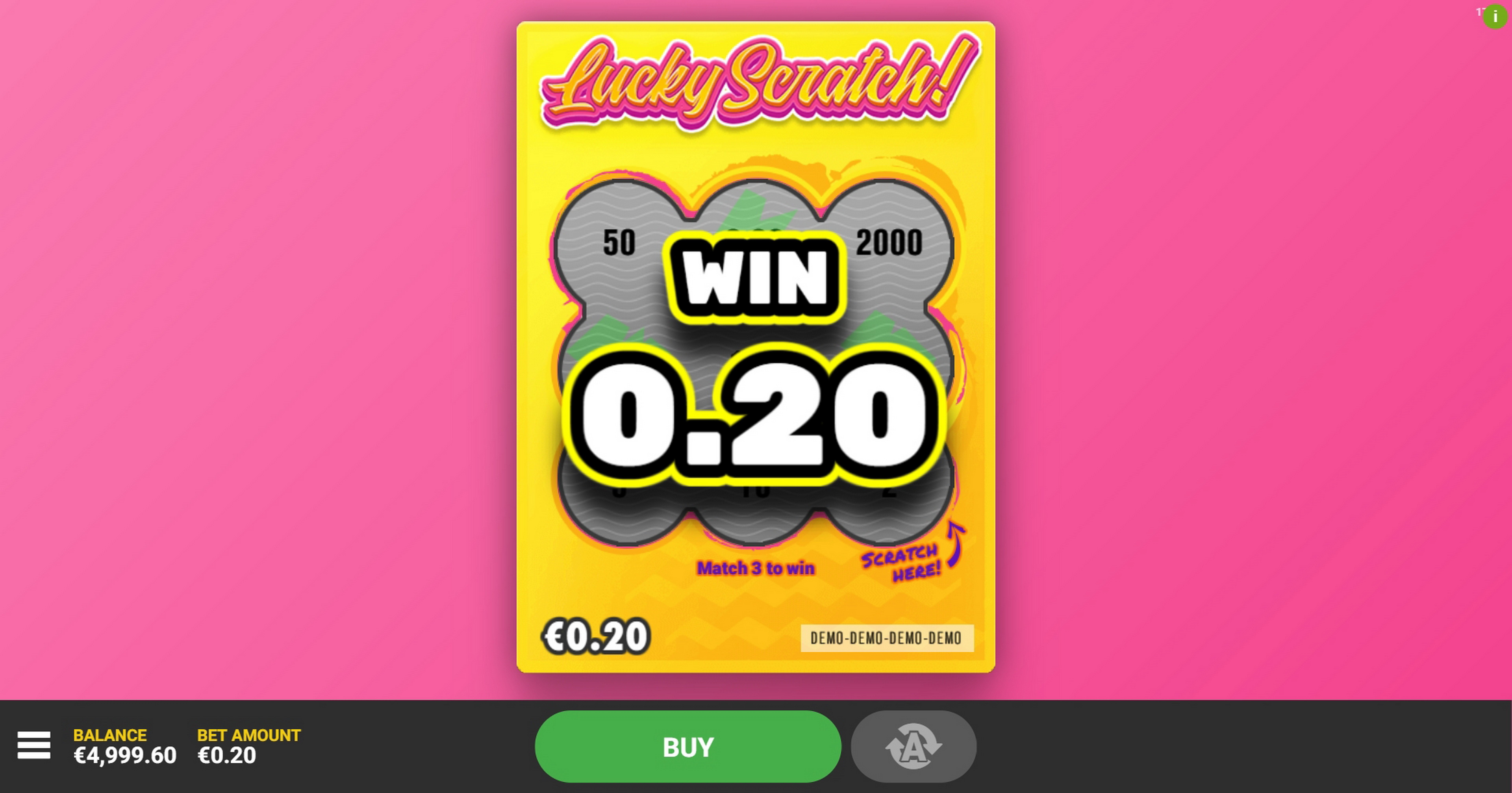 Win Money in Lucky Scratch (Hacksaw Gaming) Free Slot Game by Hacksaw Gaming