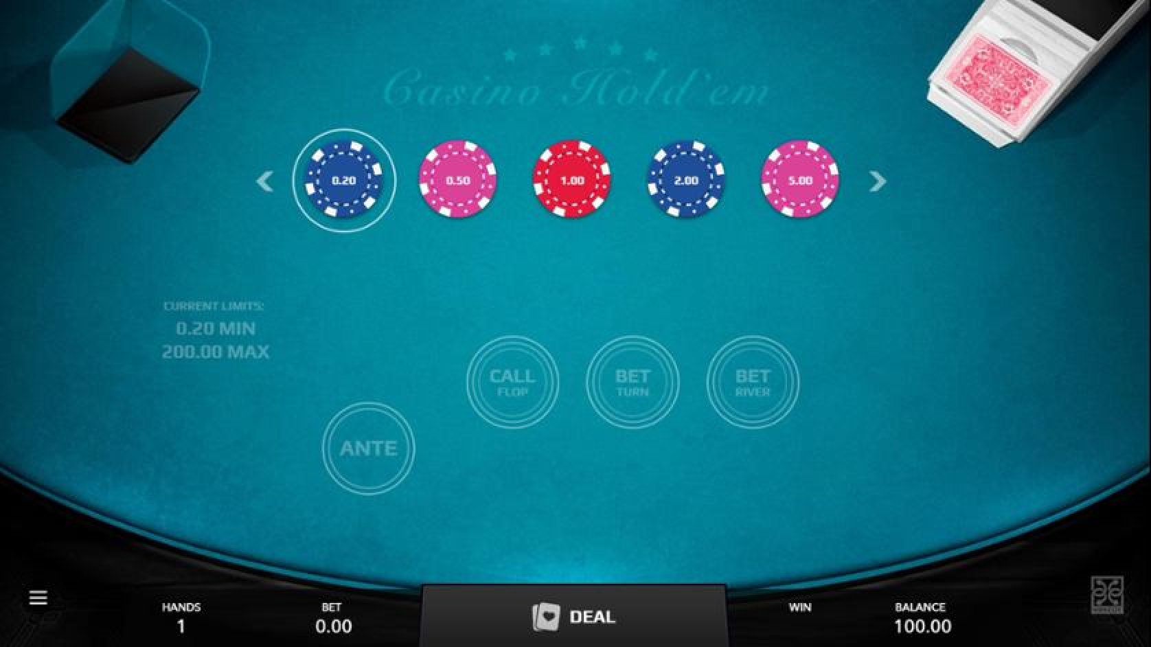 The Casino Hold'em (Mascot Gaming) Online Slot Demo Game by Mascot Gaming
