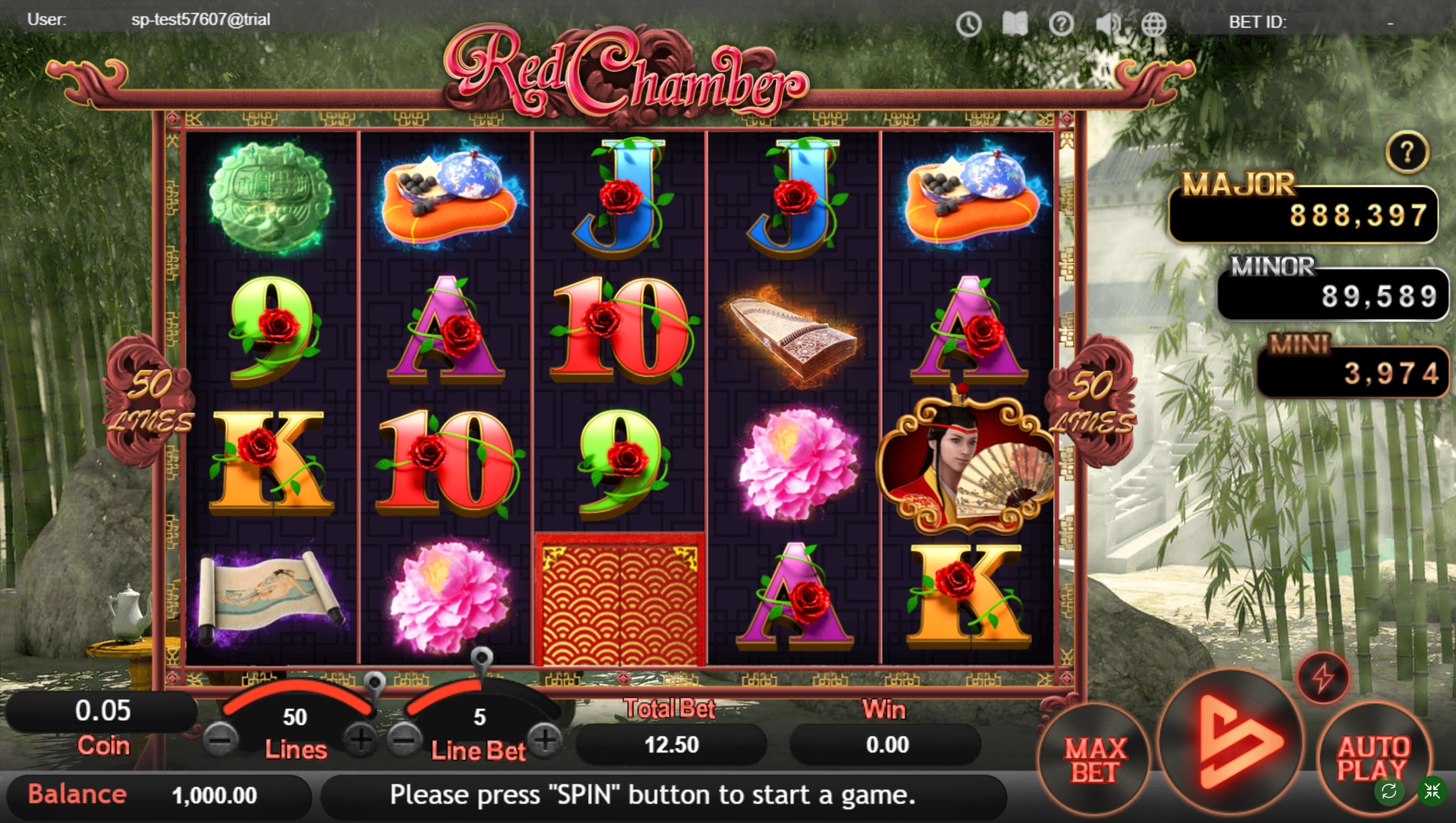 Reels in Red Chamber Slot Game by SimplePlay