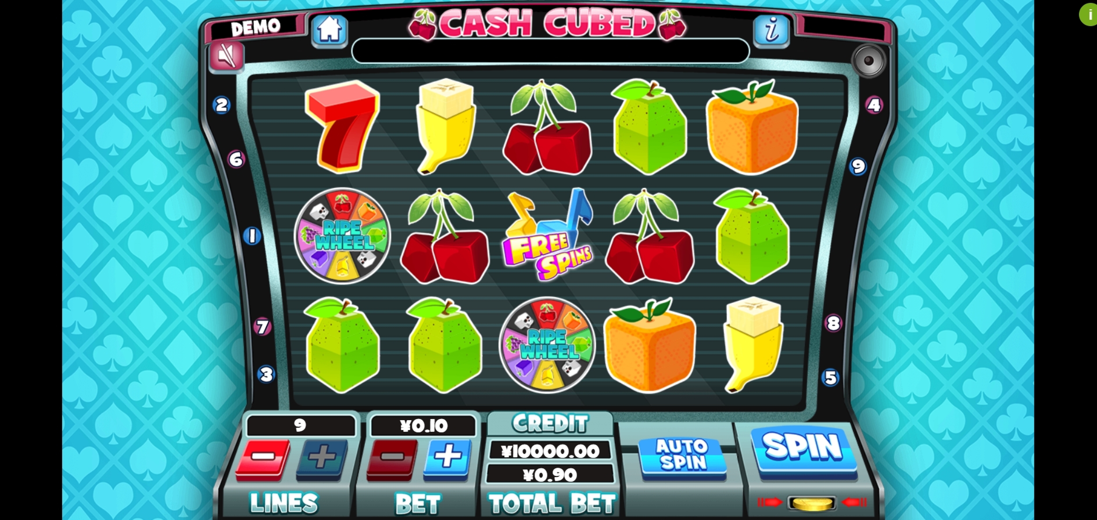 Reels in Cash Cubed Slot Game by Slot Factory
