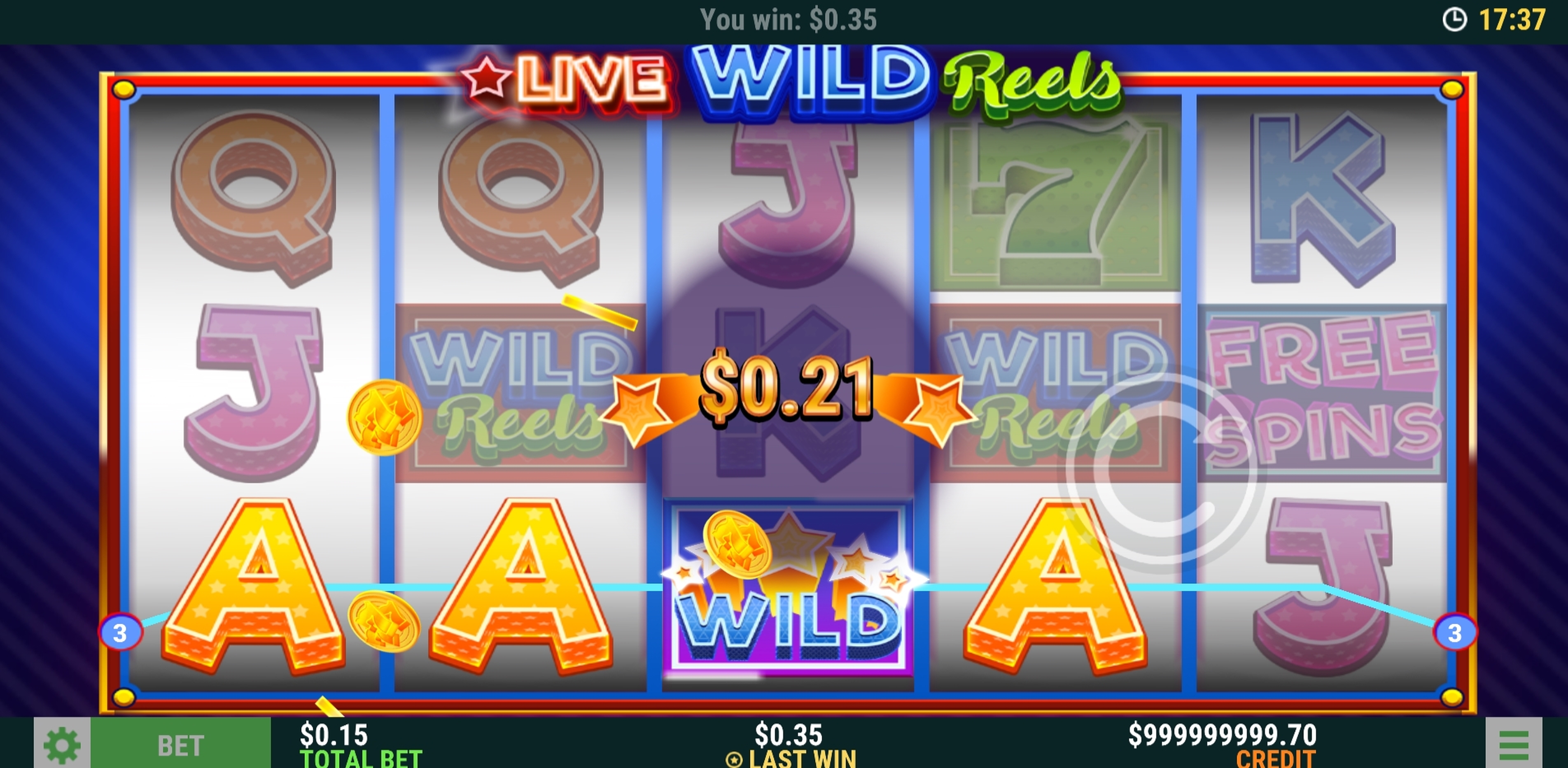 Win Money in Live Wild Reels Free Slot Game by Slot Factory