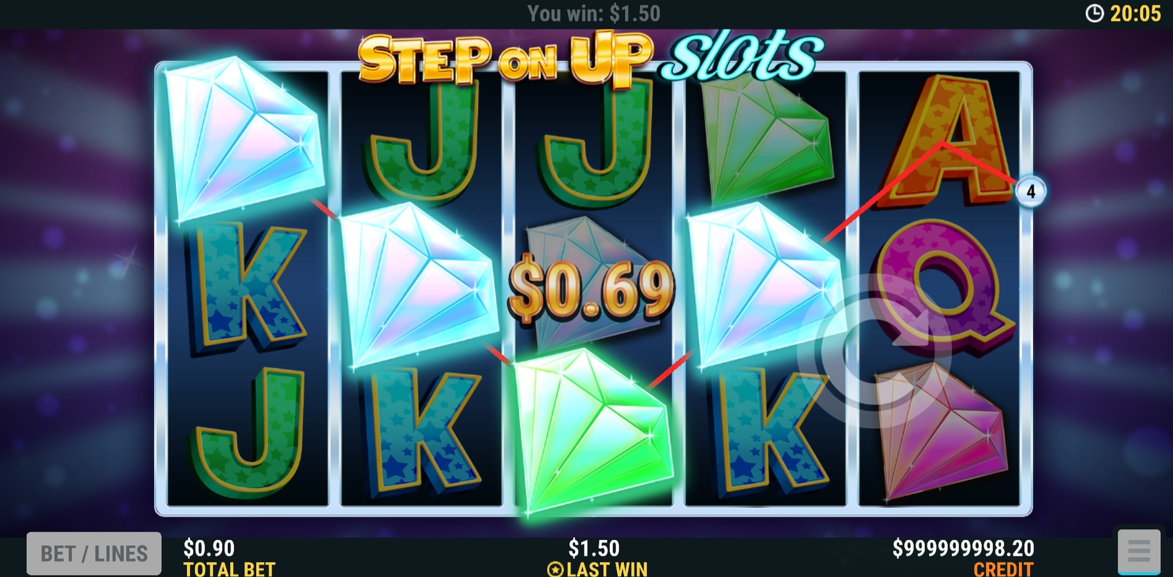 Win Money in Step on Up Slots Free Slot Game by Slot Factory