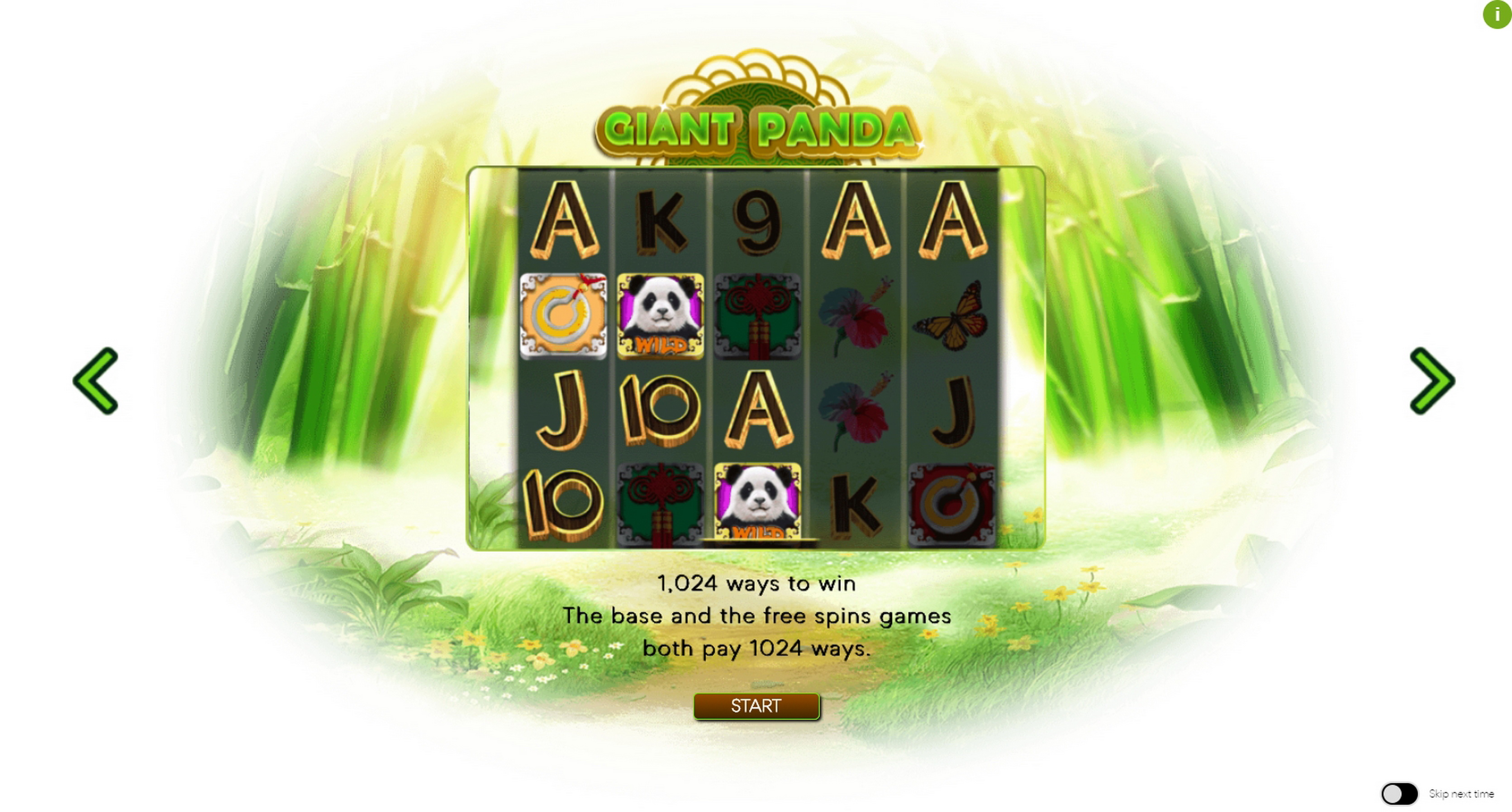 Play Giant Panda Free Casino Slot Game by Spearhead Studios