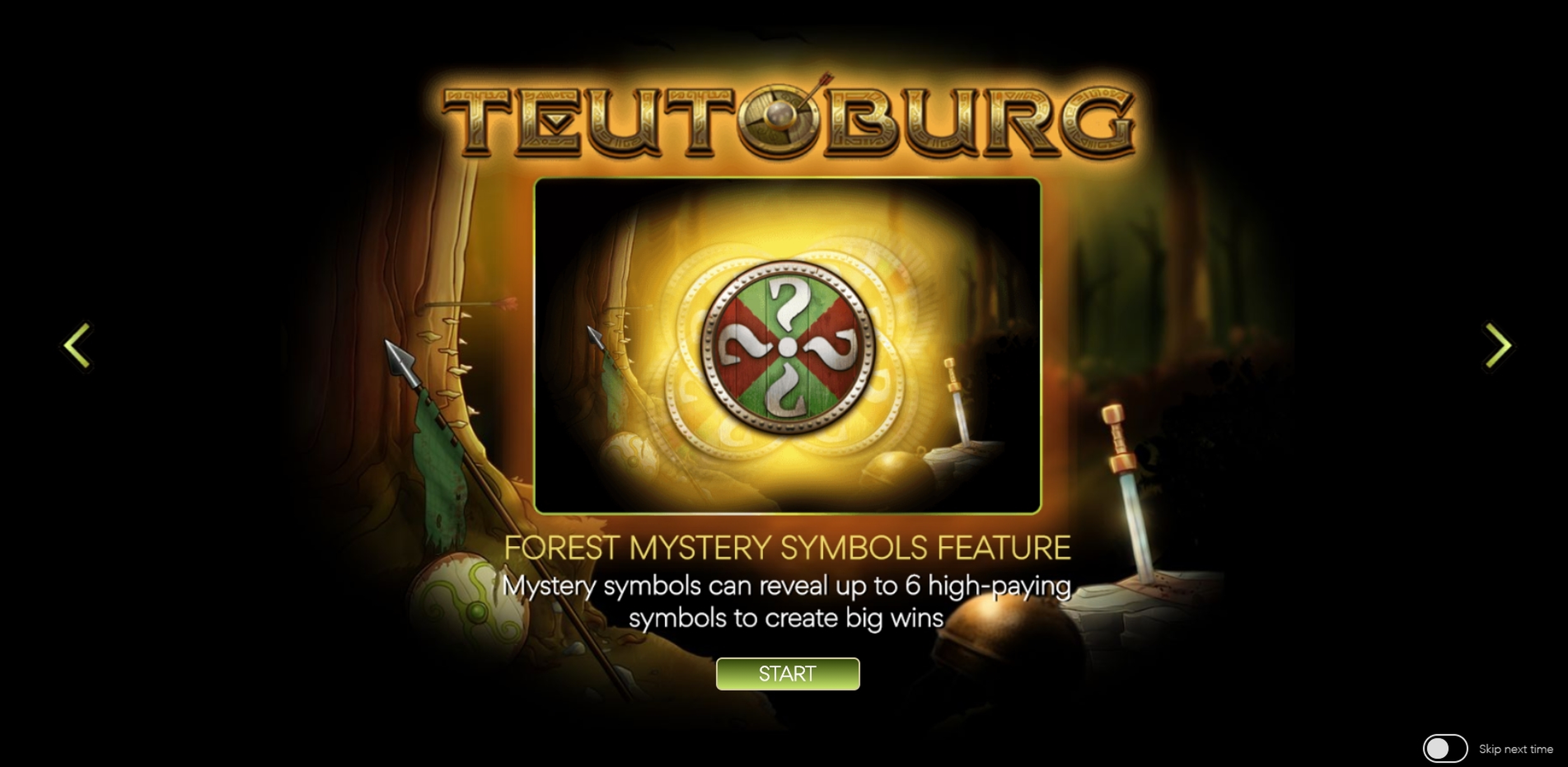 Play Teutoburg Free Casino Slot Game by Spearhead Studios