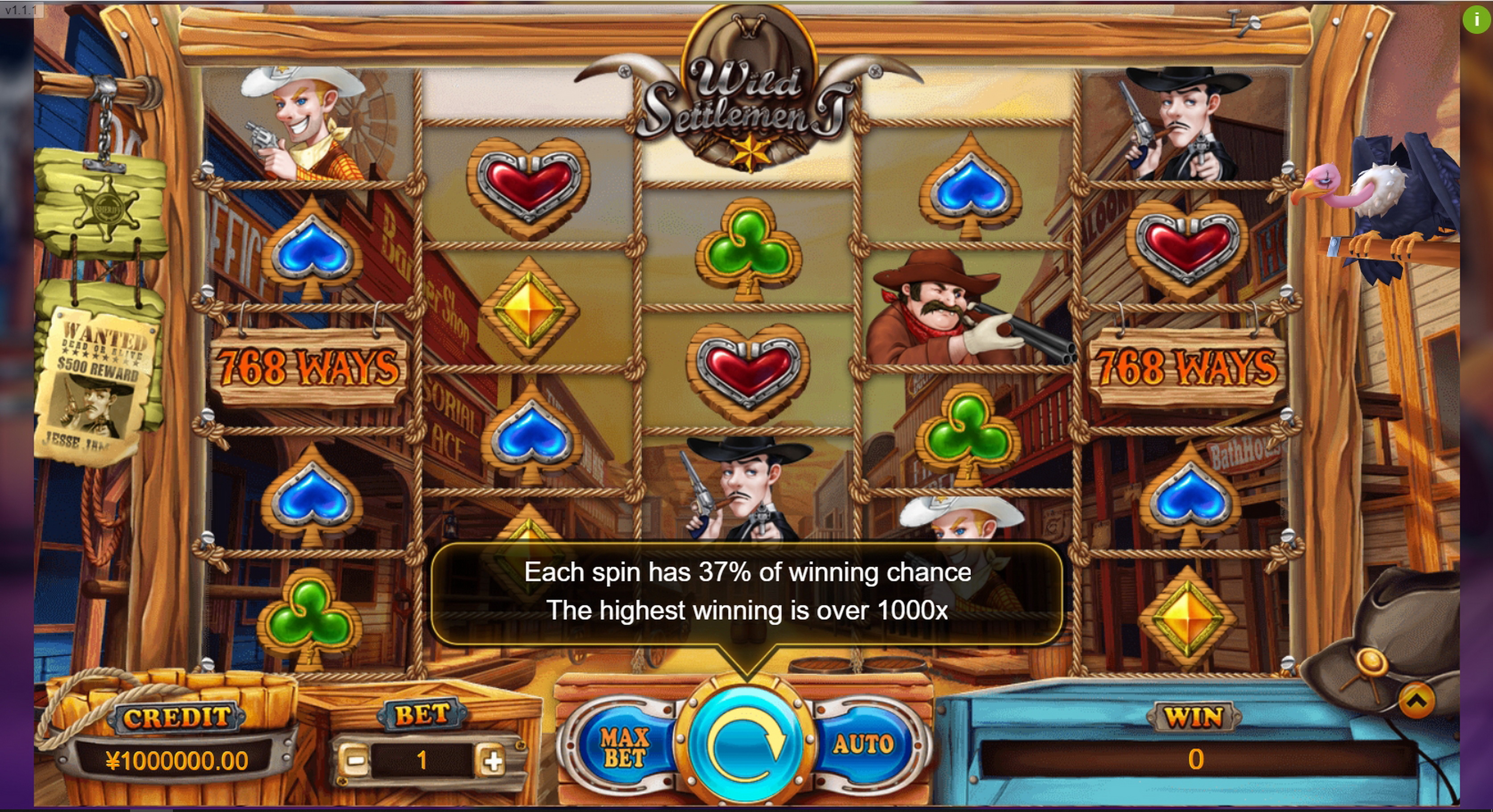 Reels in Wild Settlement Slot Game by TIDY