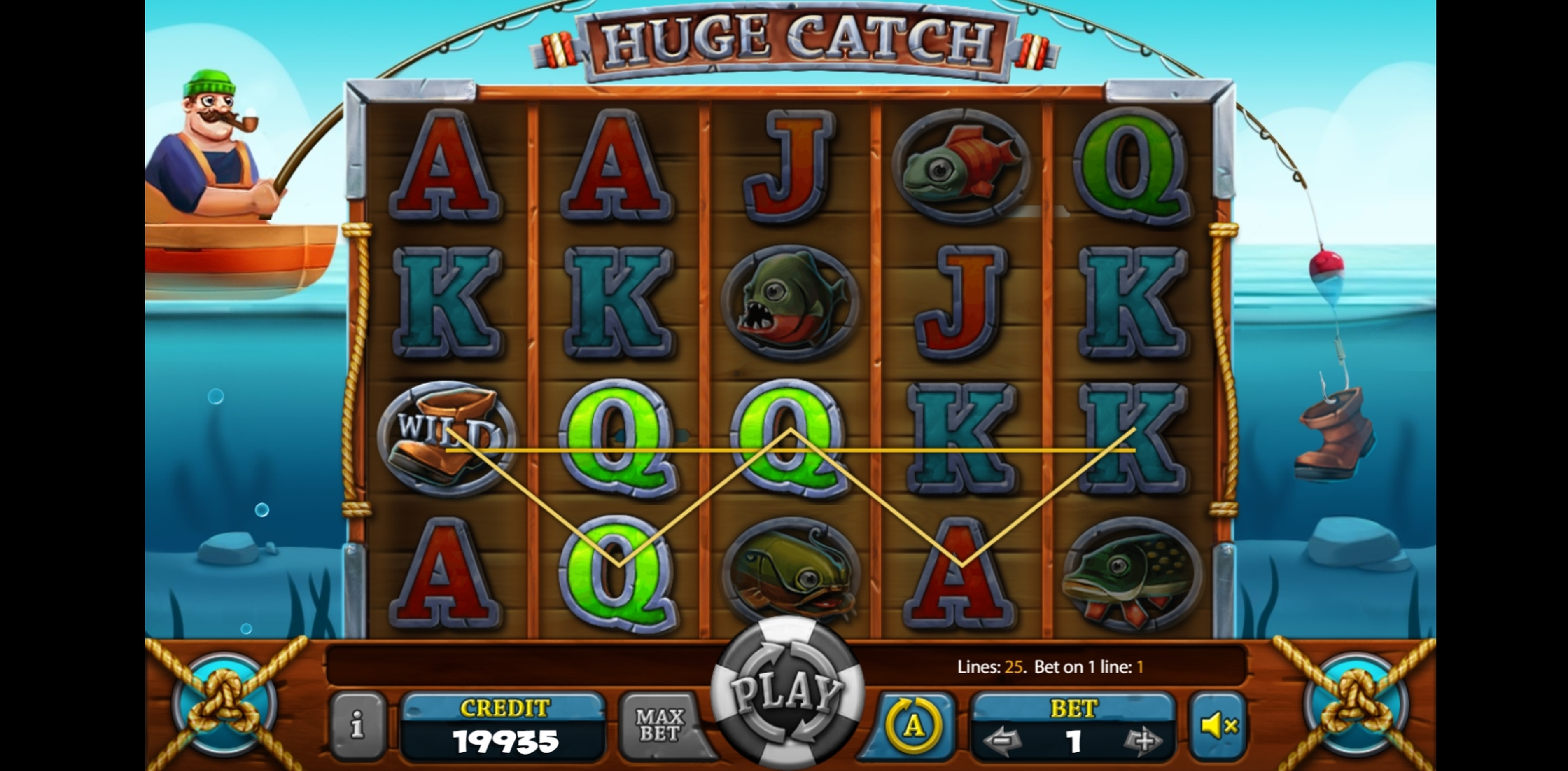Win Money in Huge Catch Free Slot Game by X Card