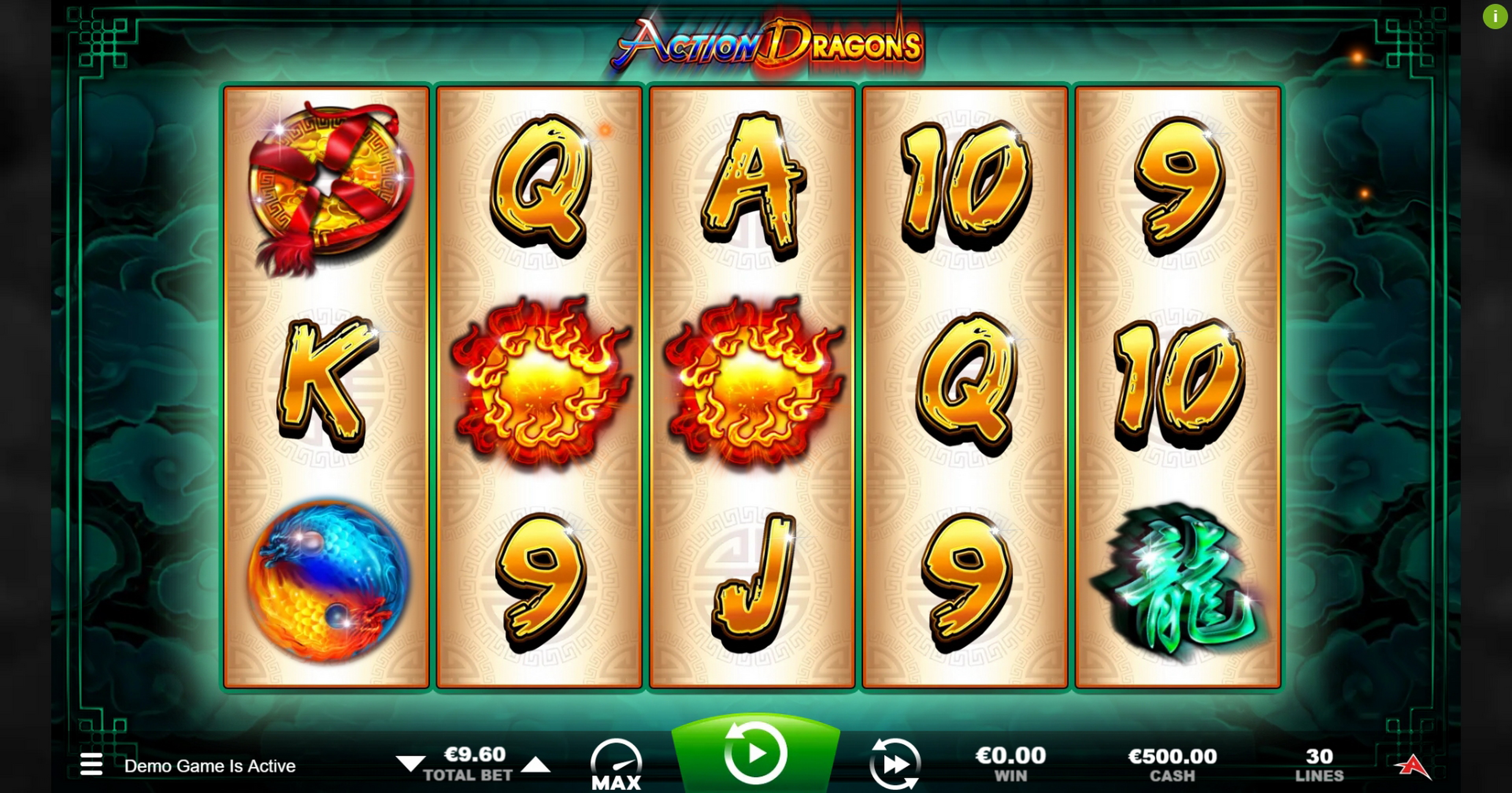 Reels in Action Dragons Slot Game by Ainsworth Gaming Technology