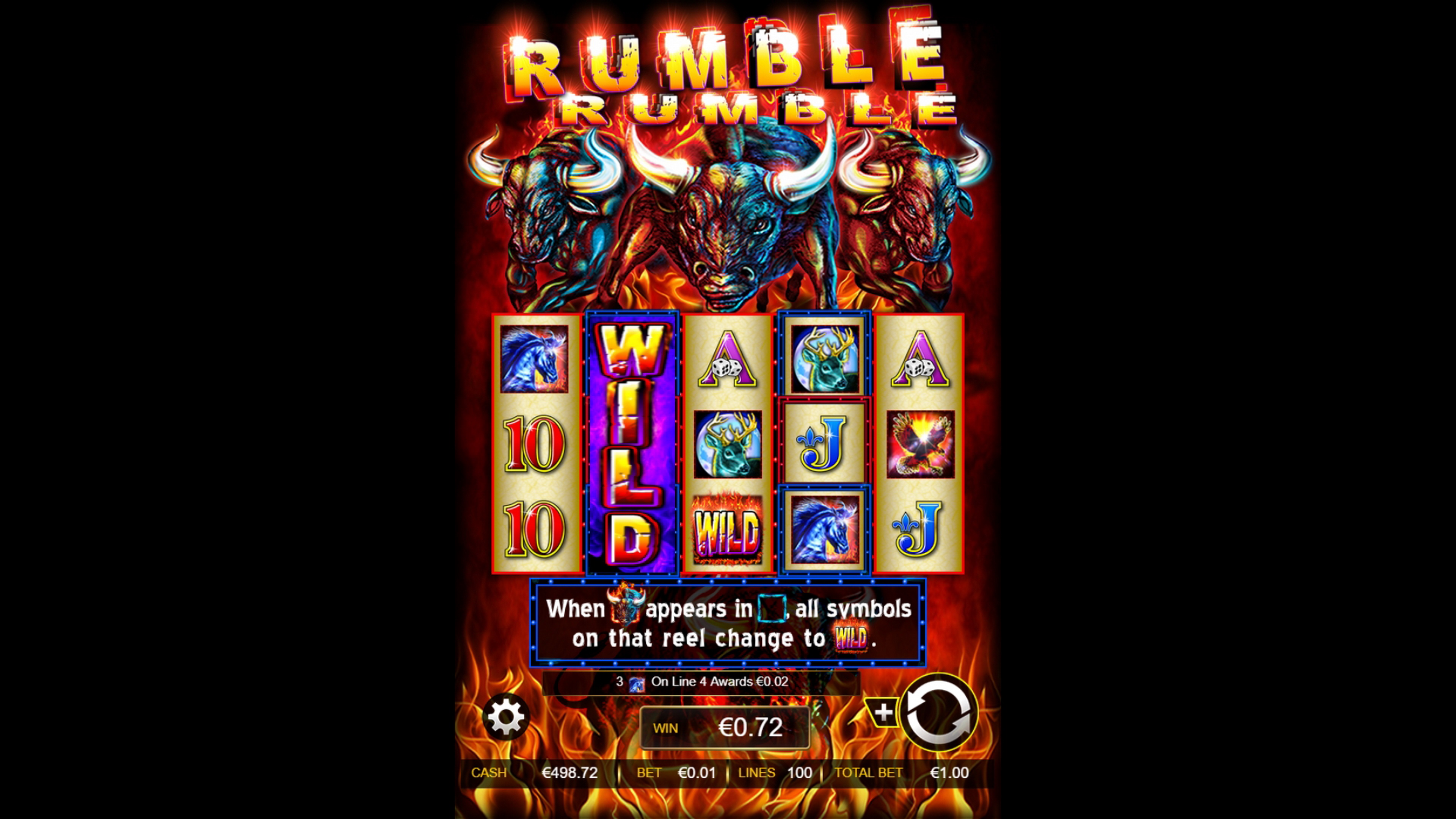 Win Money in Rumble Rumble Free Slot Game by Ainsworth Gaming Technology