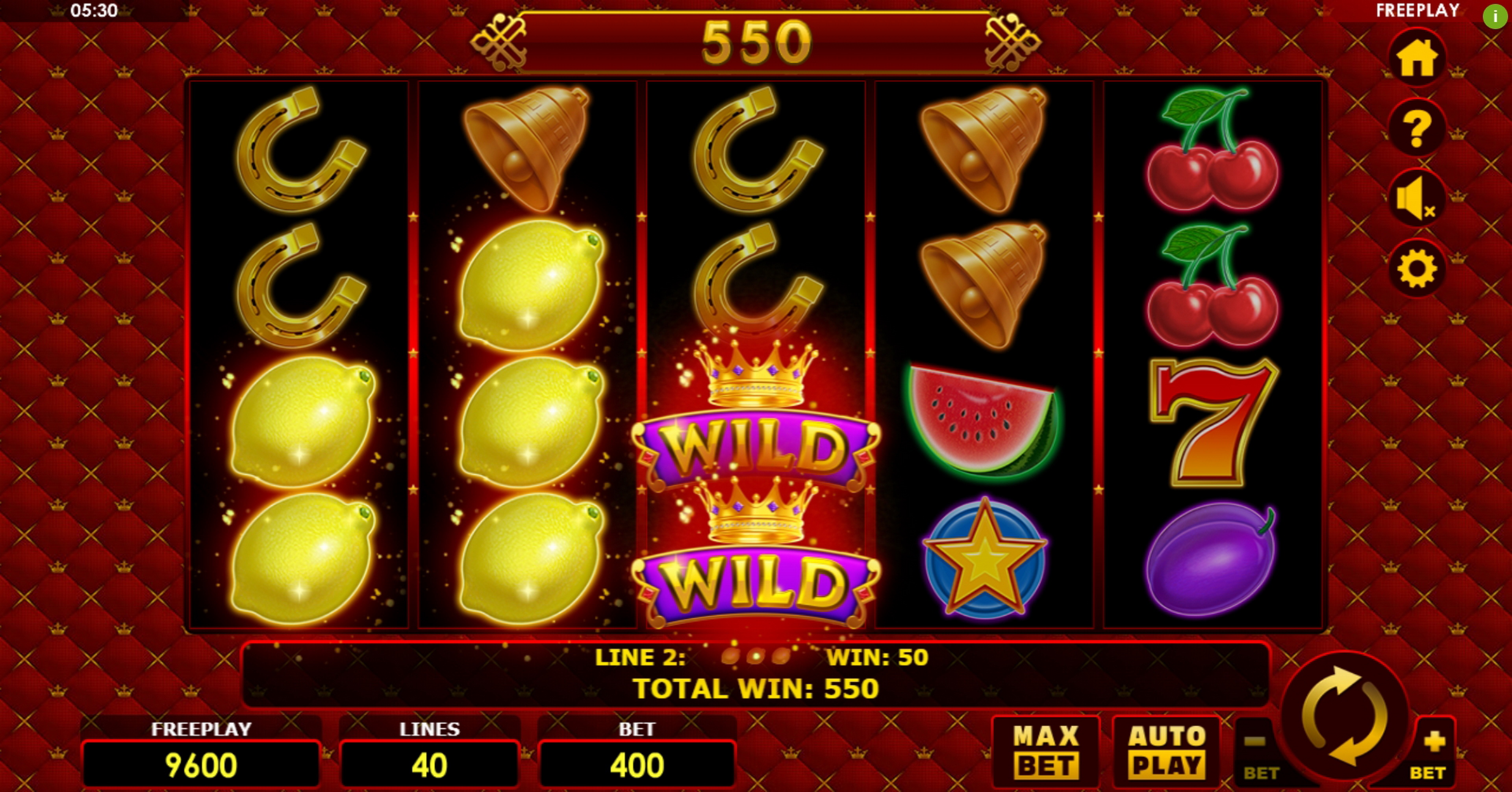 Win Money in Grand Fruits Free Slot Game by Amatic Industries