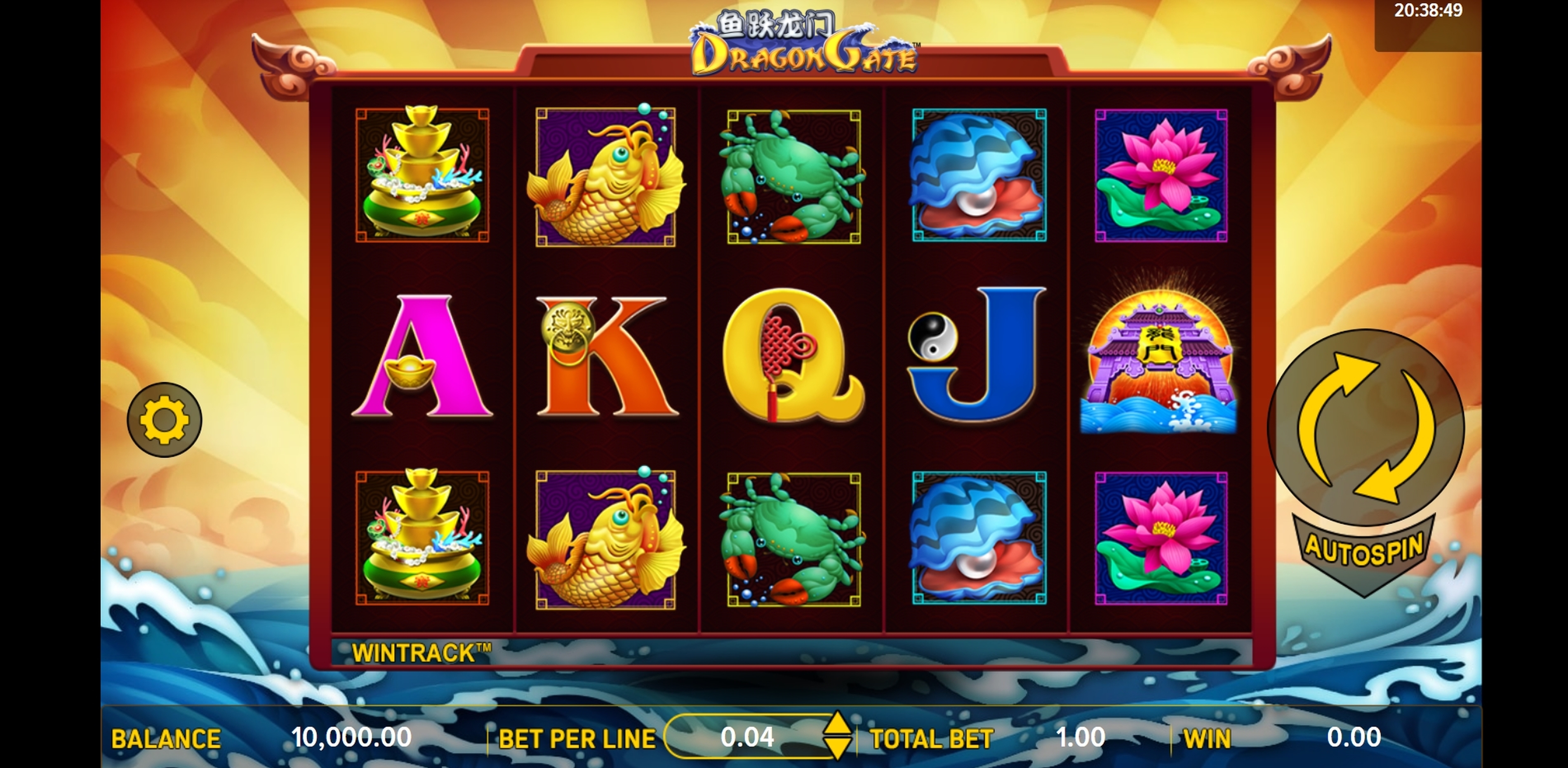 Reels in Dragon Gate (Aspect Gaming) Slot Game by Aspect Gaming