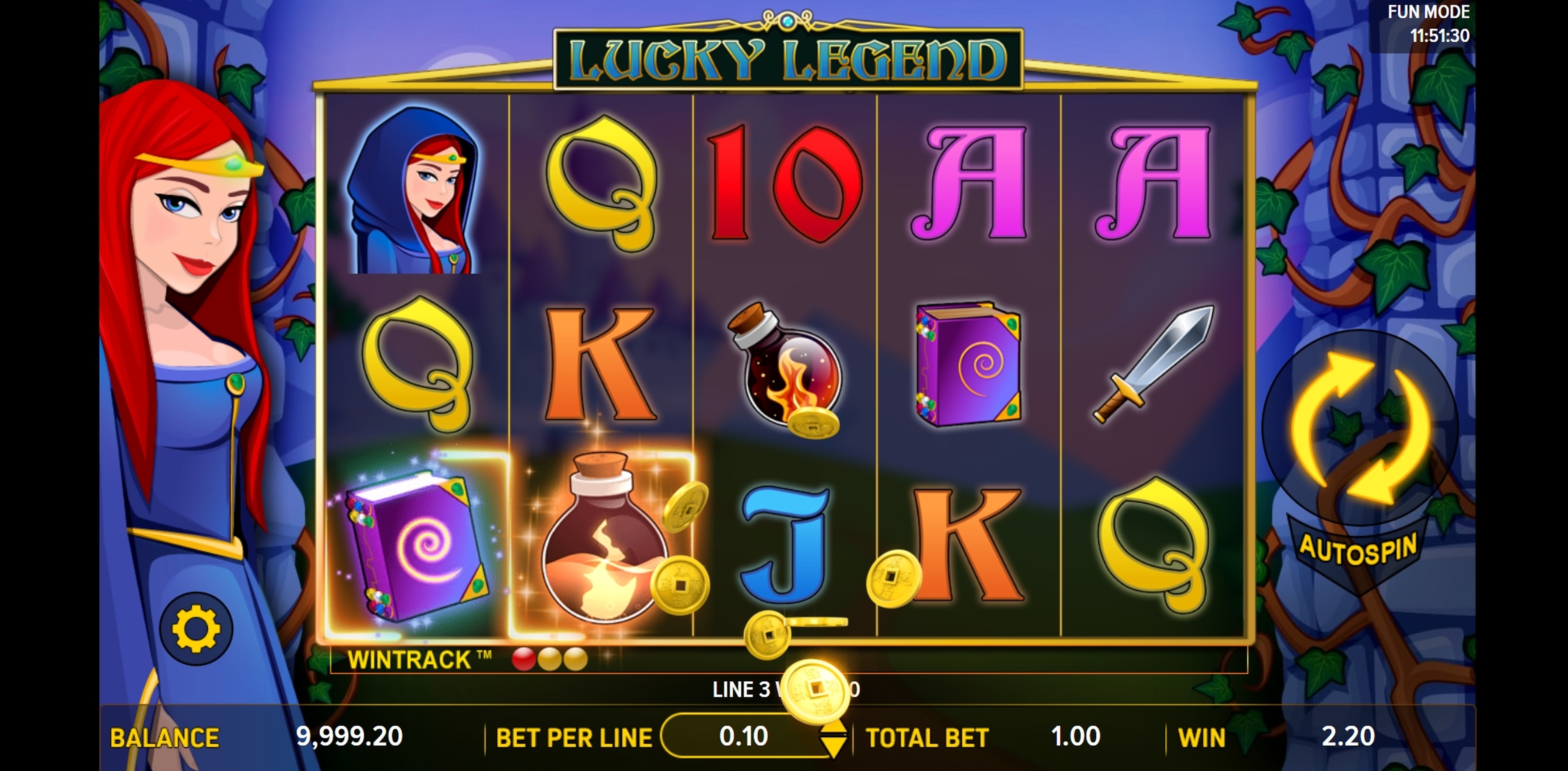 Win Money in Lucky Legend Free Slot Game by Aspect Gaming