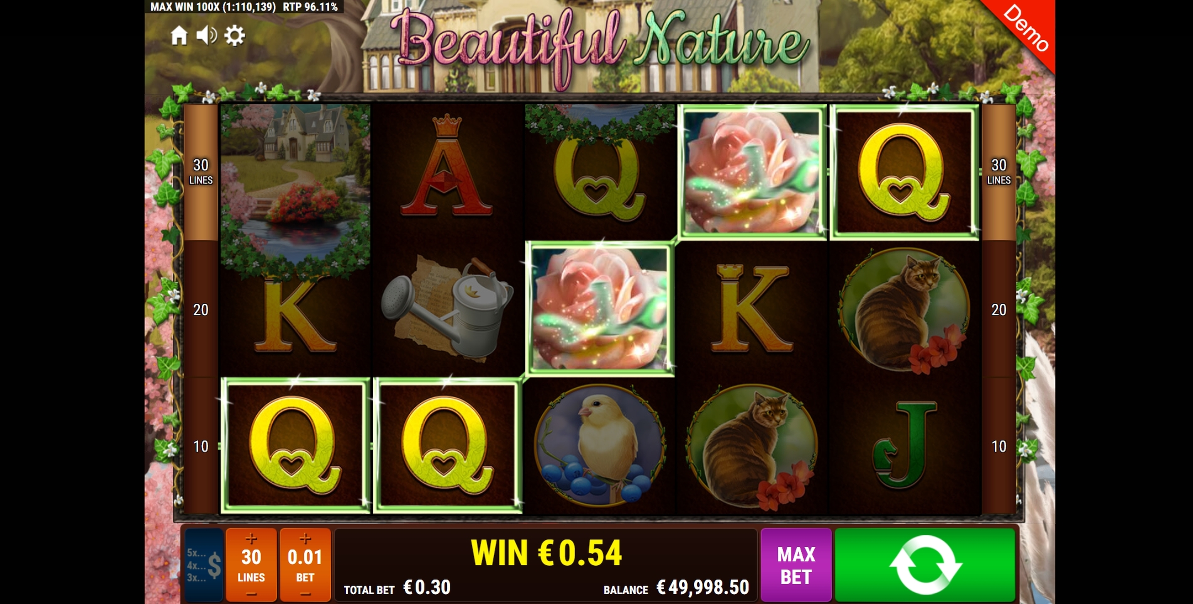 Win Money in Beautiful Nature Free Slot Game by Bally Wulff