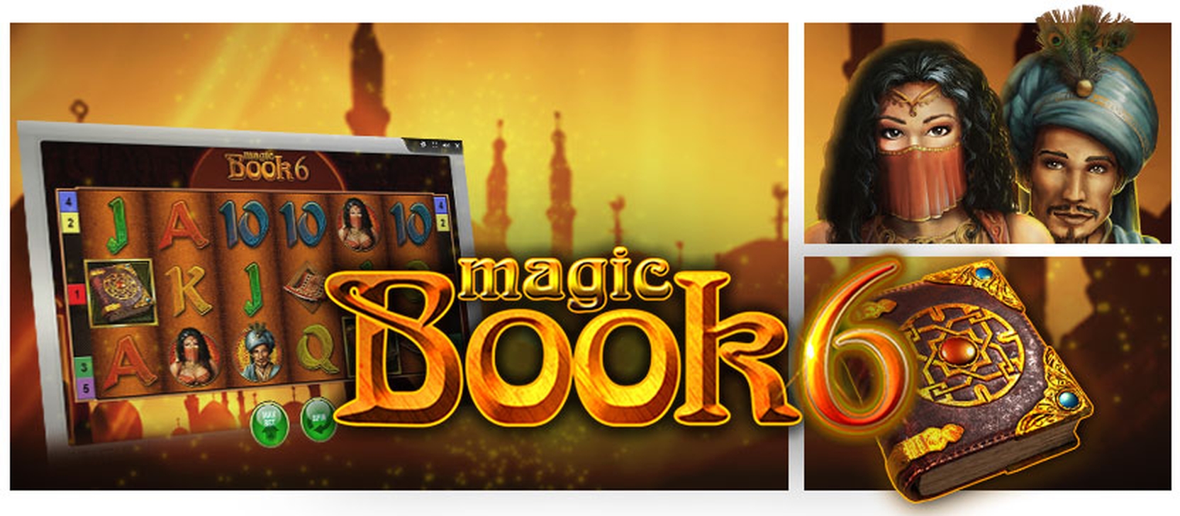 The Magic Book 6 Online Slot Demo Game by Bally Wulff