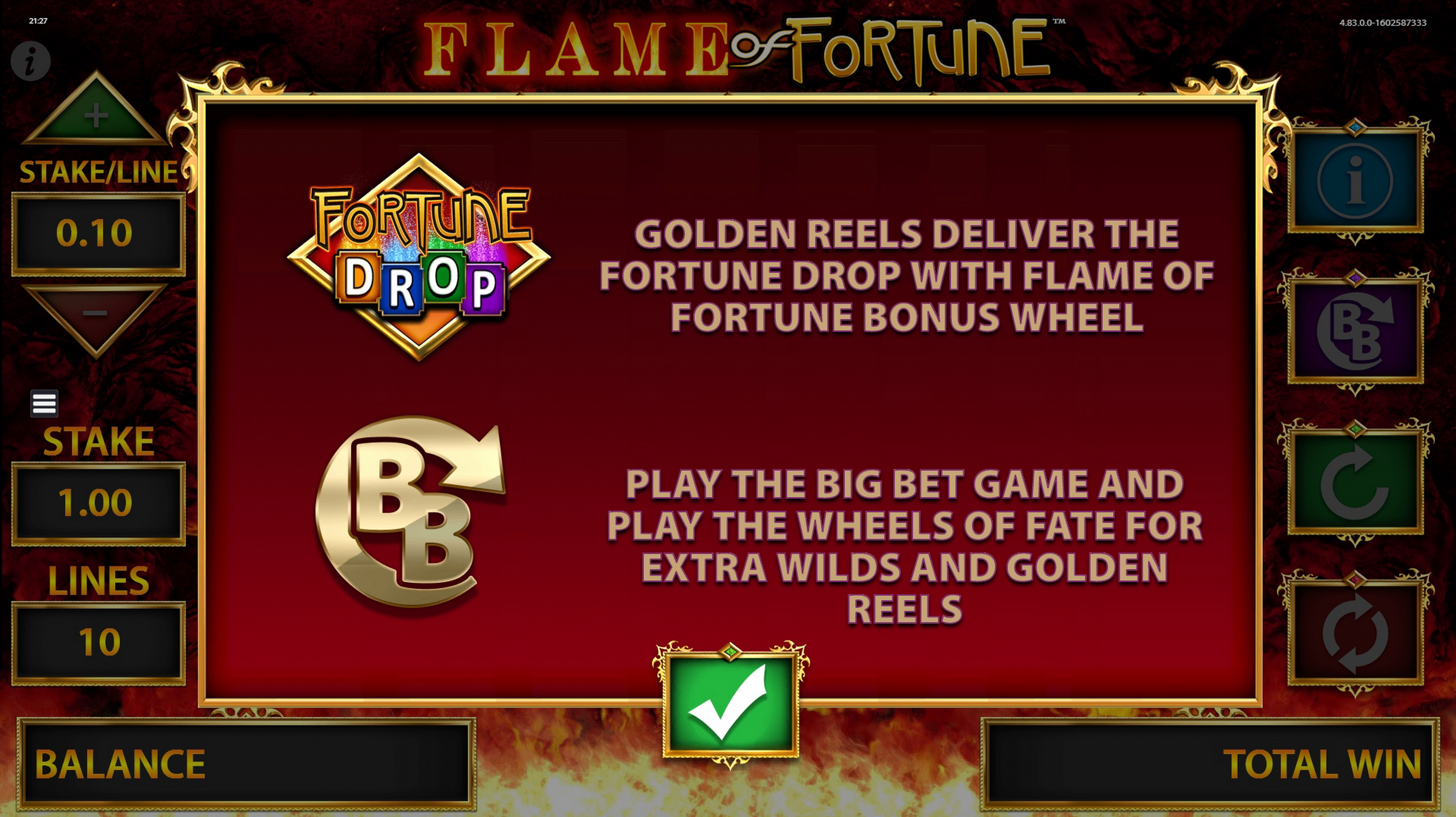 Play Flame of Fortune Free Casino Slot Game by Barcrest Games
