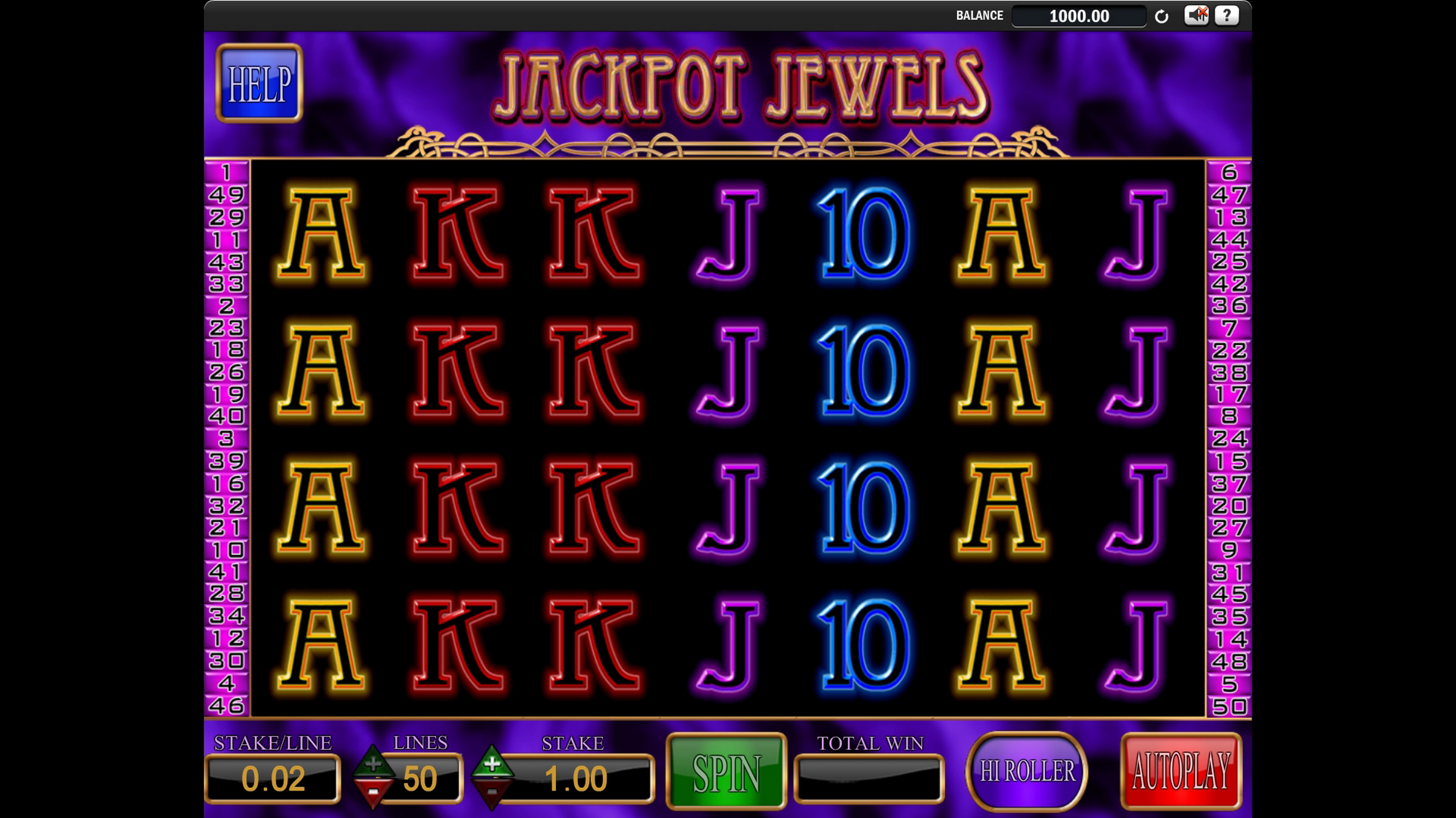 Reels in Jackpot Jewels Slot Game by Barcrest Games