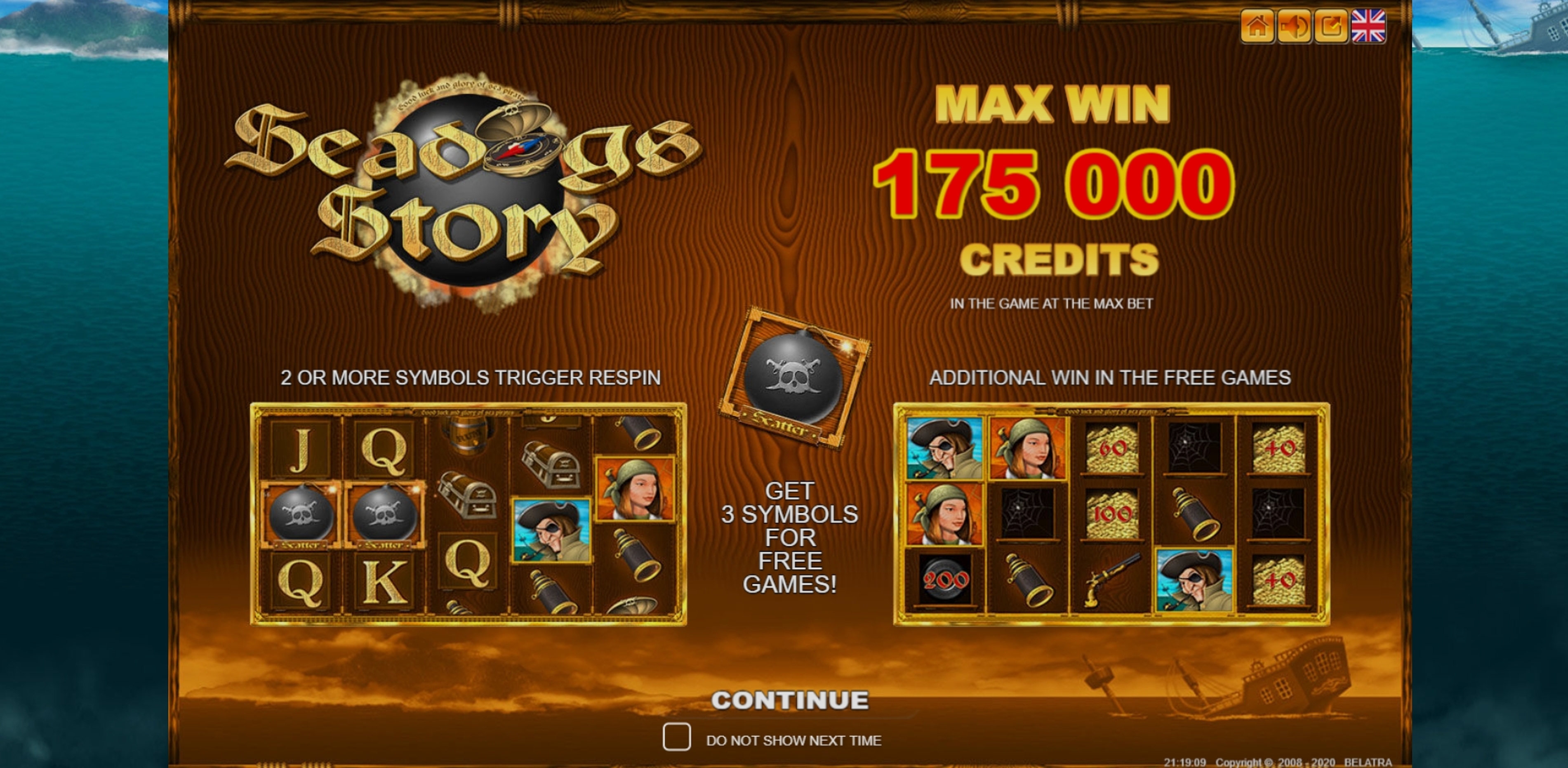 Play Seadogs Story Free Casino Slot Game by Belatra Games