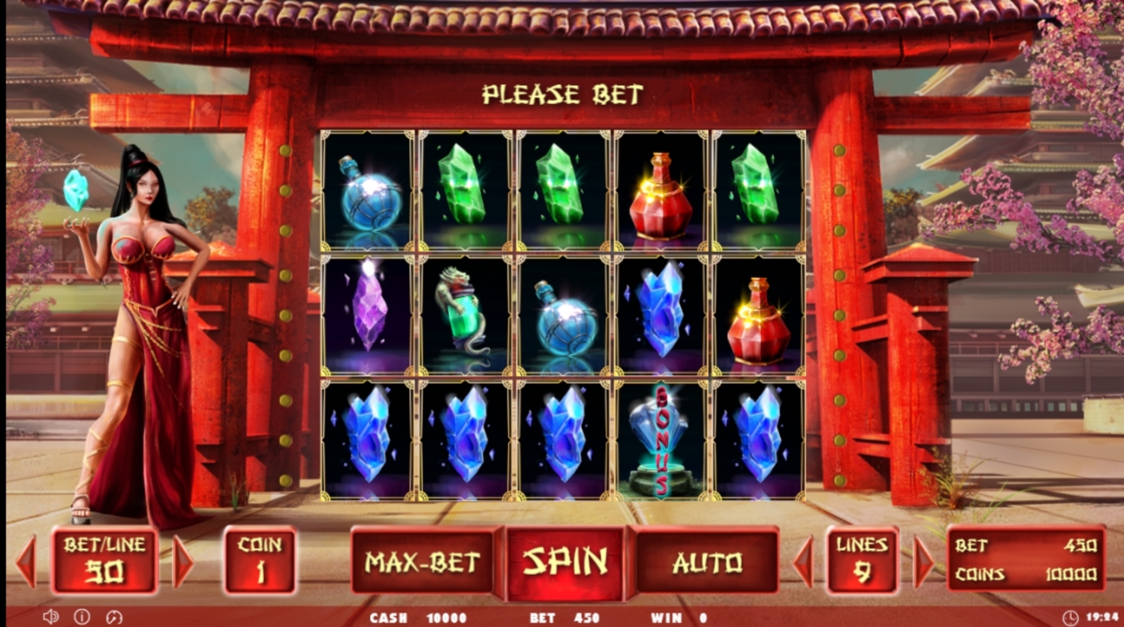 Reels in Beyond Crystal Power Slot Game by Betconstruct