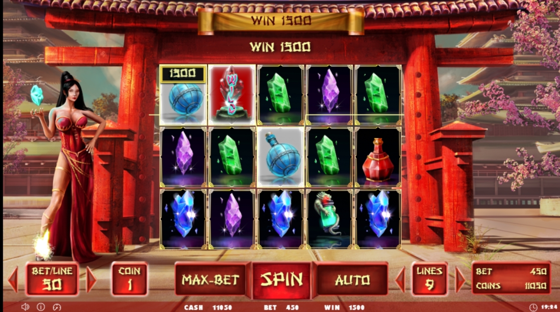 Win Money in Beyond Crystal Power Free Slot Game by Betconstruct