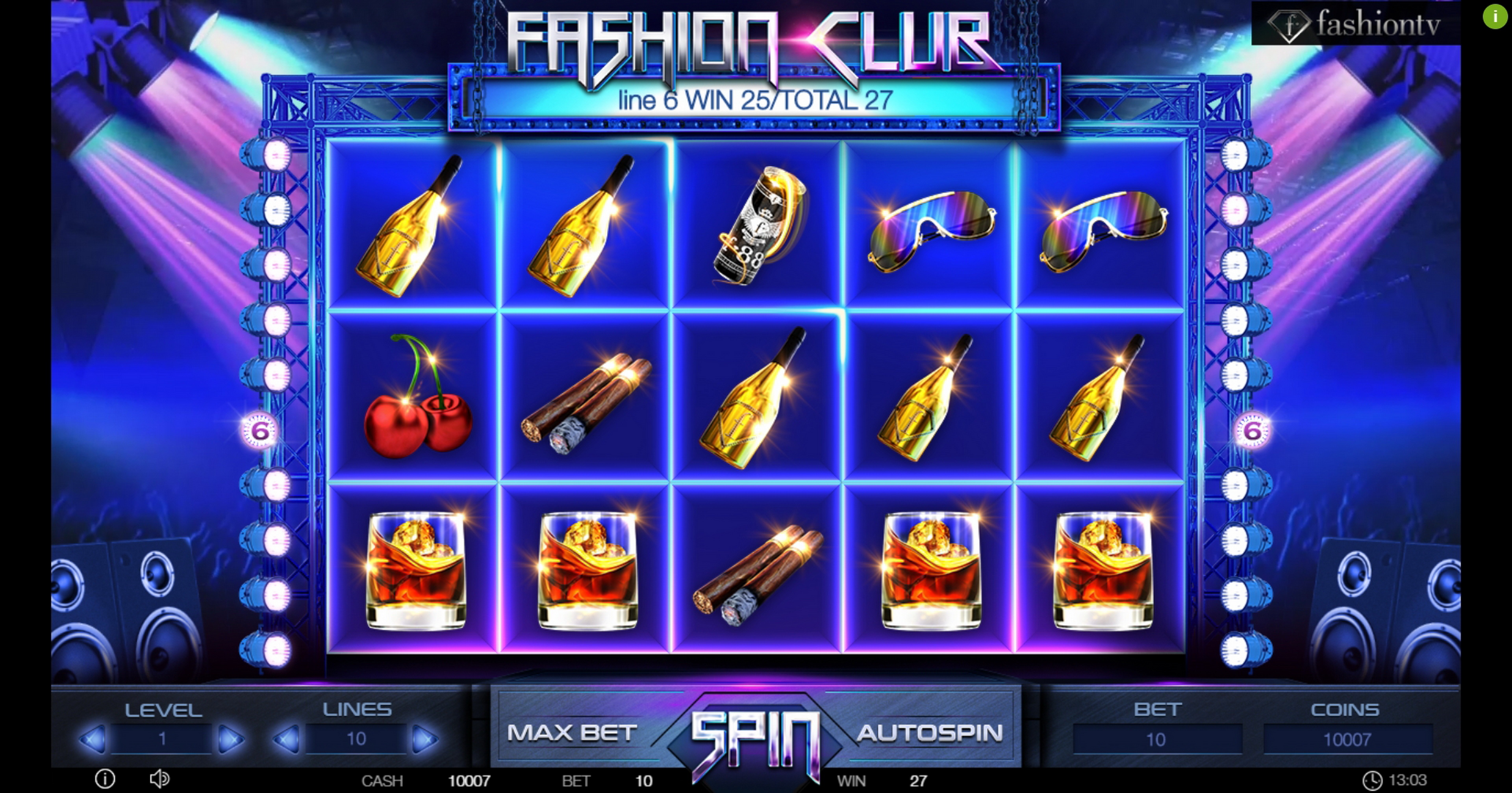 Win Money in Fashion Club Free Slot Game by Betconstruct