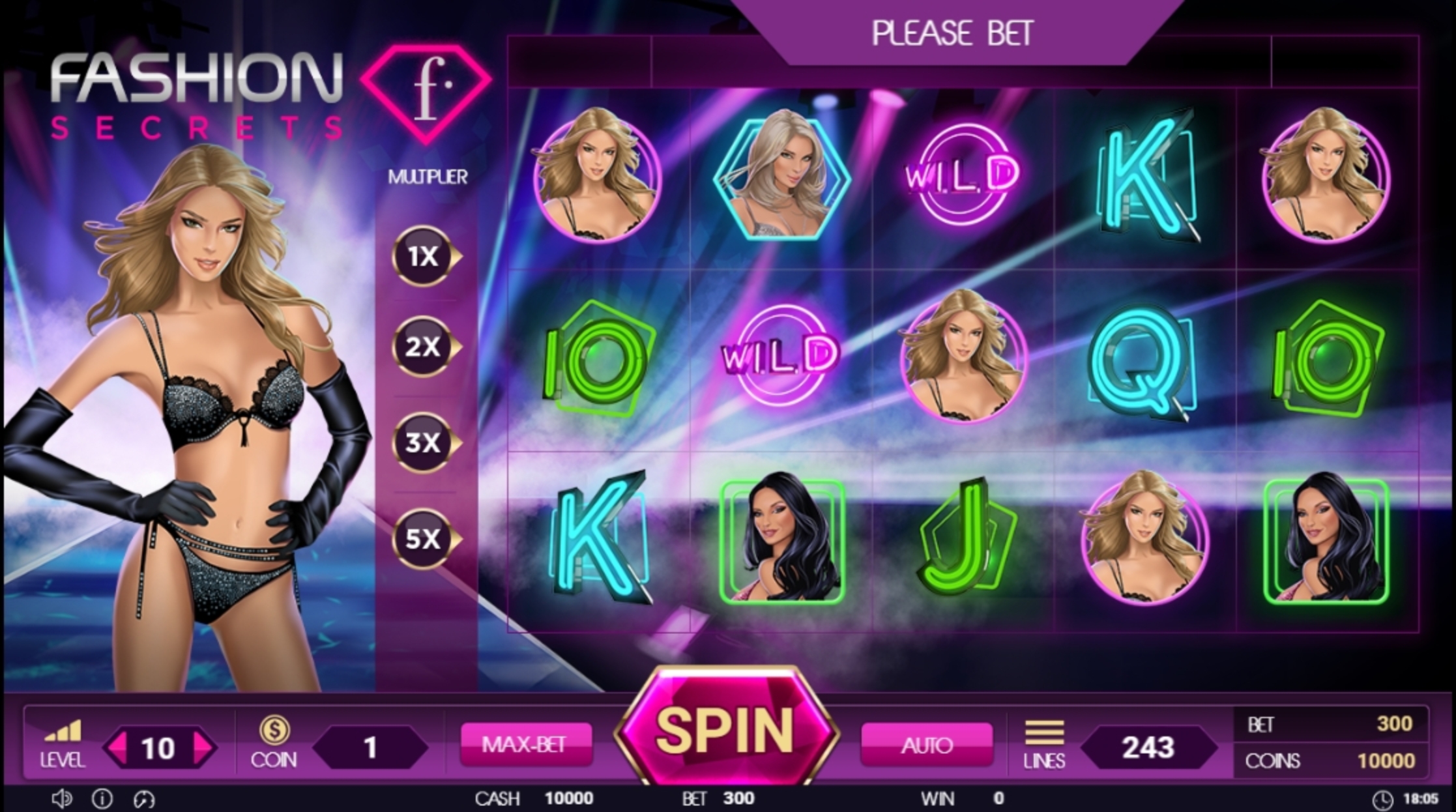 Reels in Fashion Secrets Slot Game by Betconstruct
