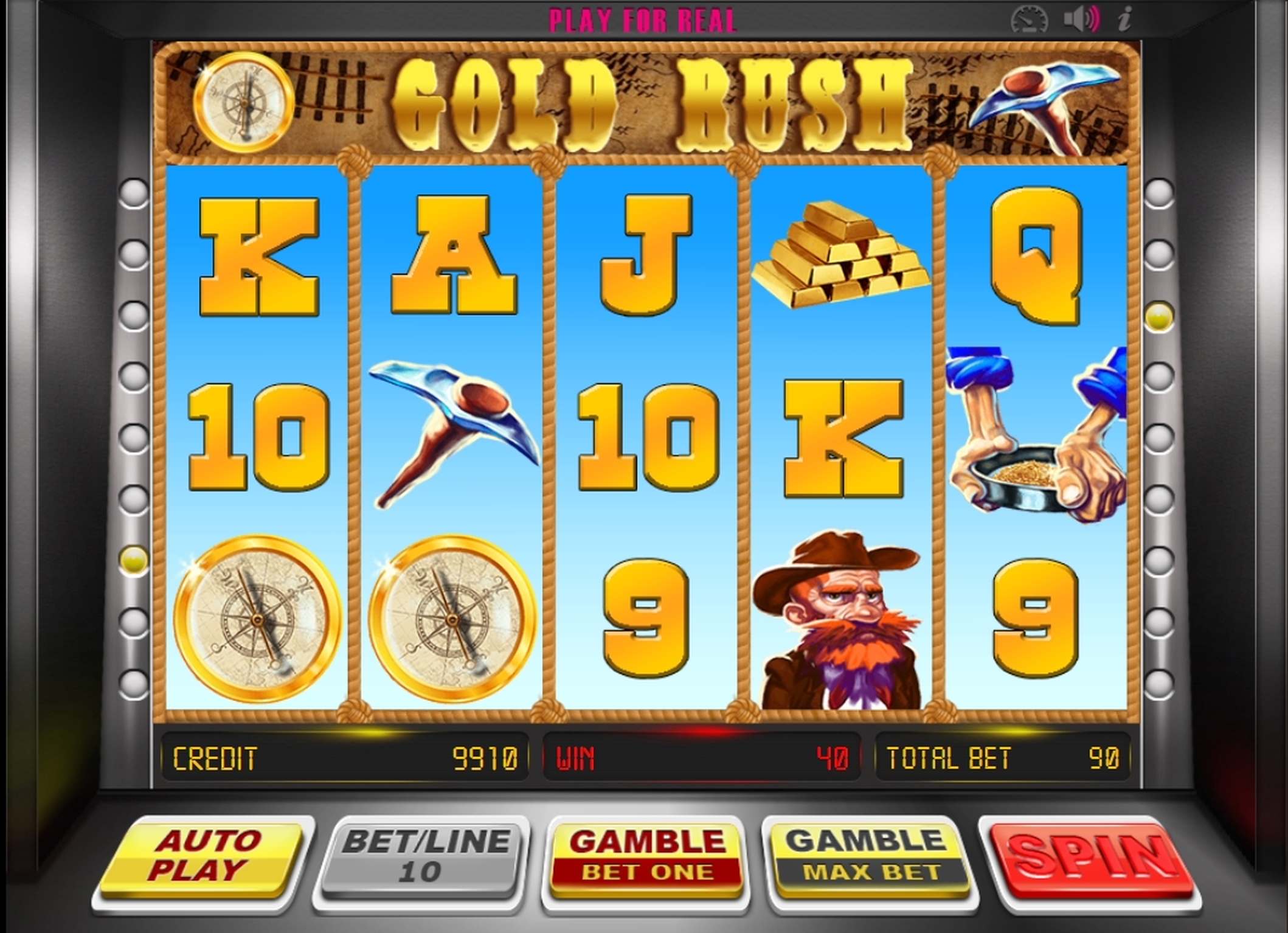 Win Money in Gold Rush Free Slot Game by Betconstruct