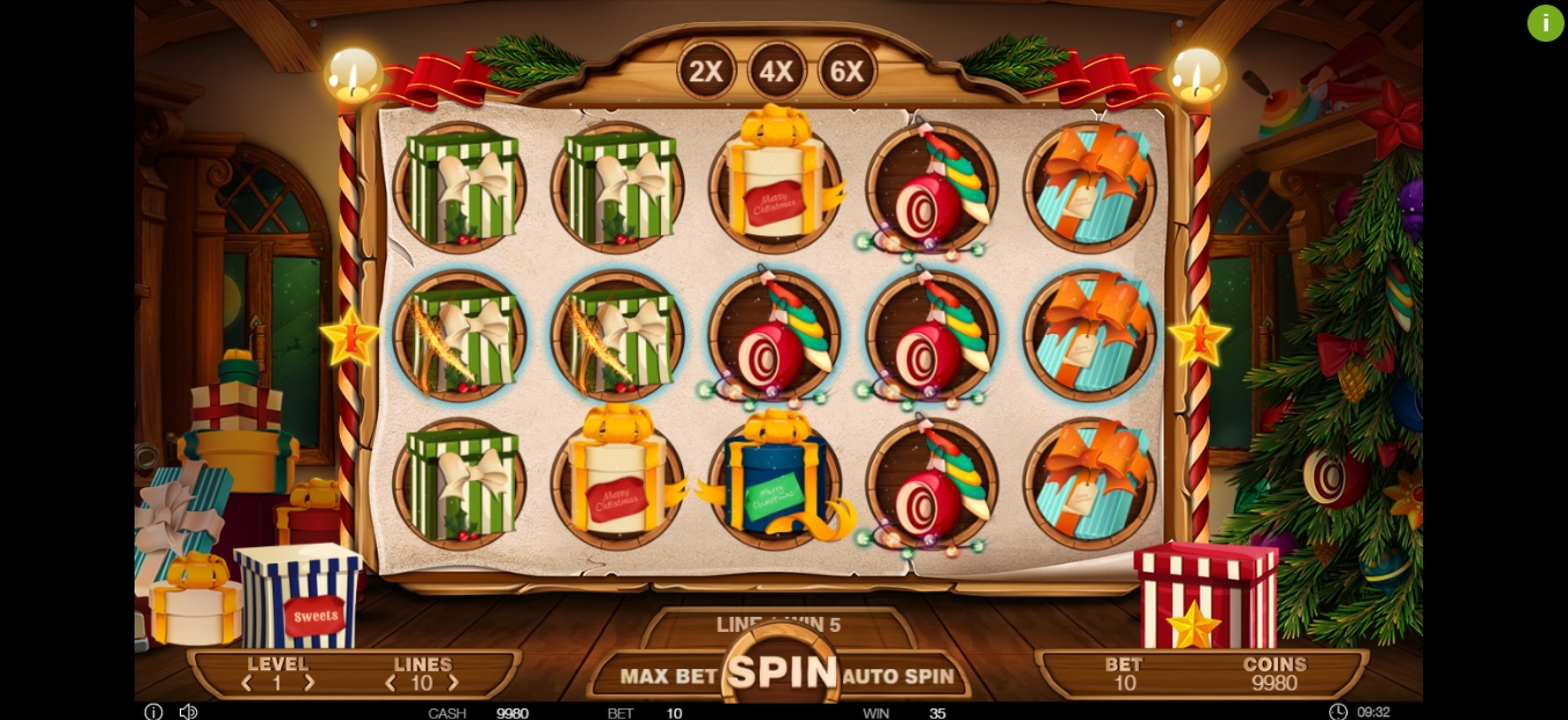 Win Money in Xmas Chance Free Slot Game by Betconstruct