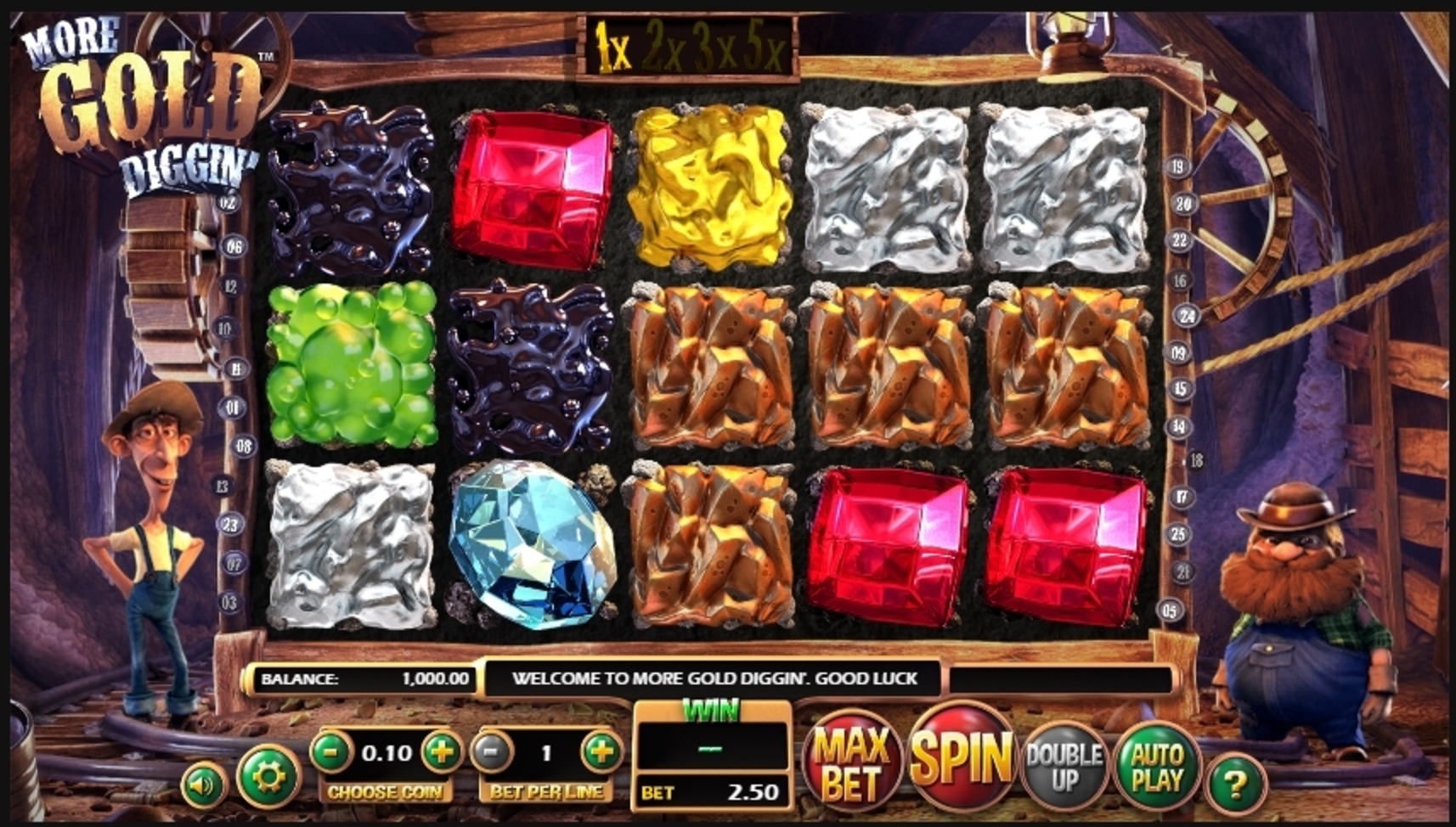 Reels in More Gold Diggin Slot Game by Betsoft