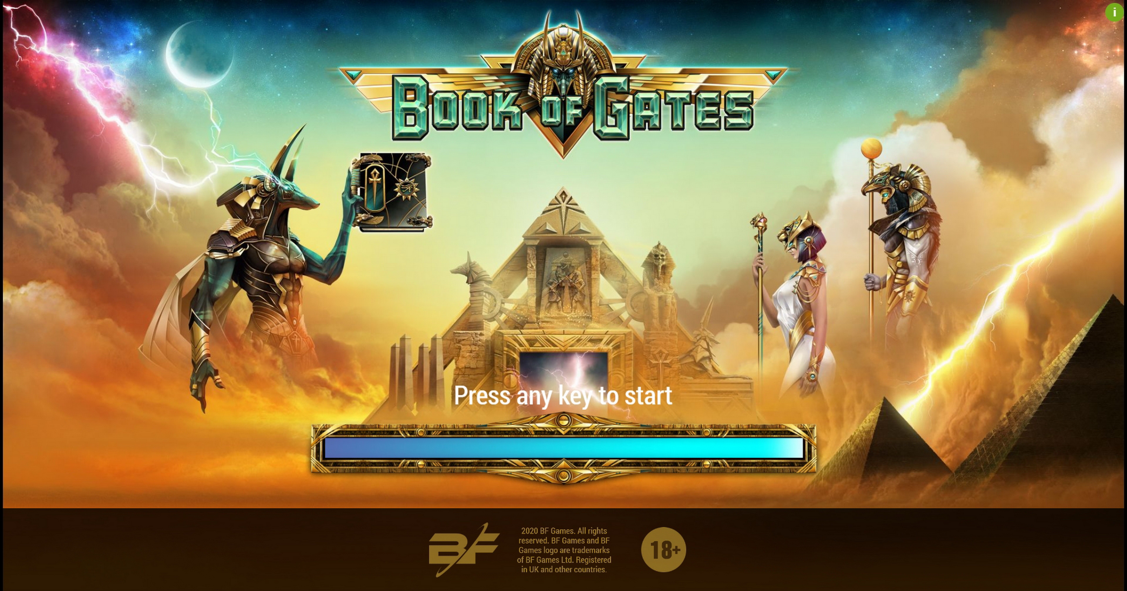 Play Book of Gates Free Casino Slot Game by BF Games