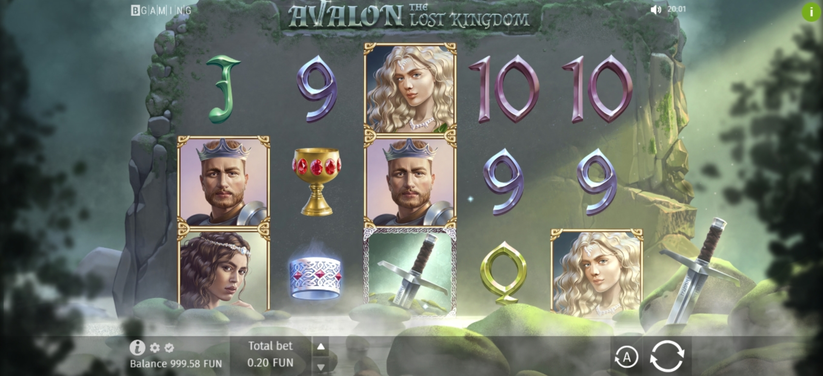 Reels in Avalon The Lost Kingdom Slot Game by BGAMING
